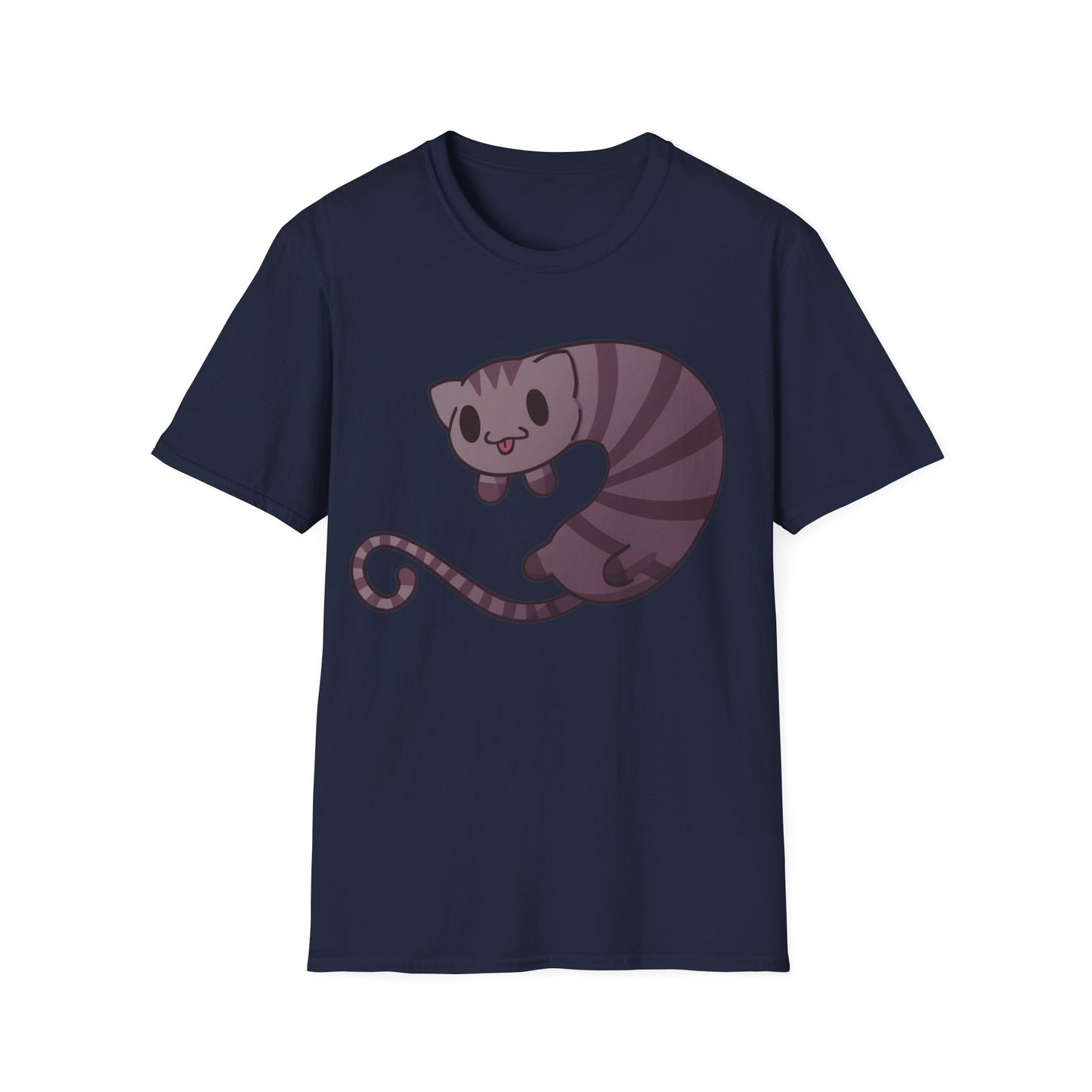Long cat- Unisex Softstyle T-Shirt