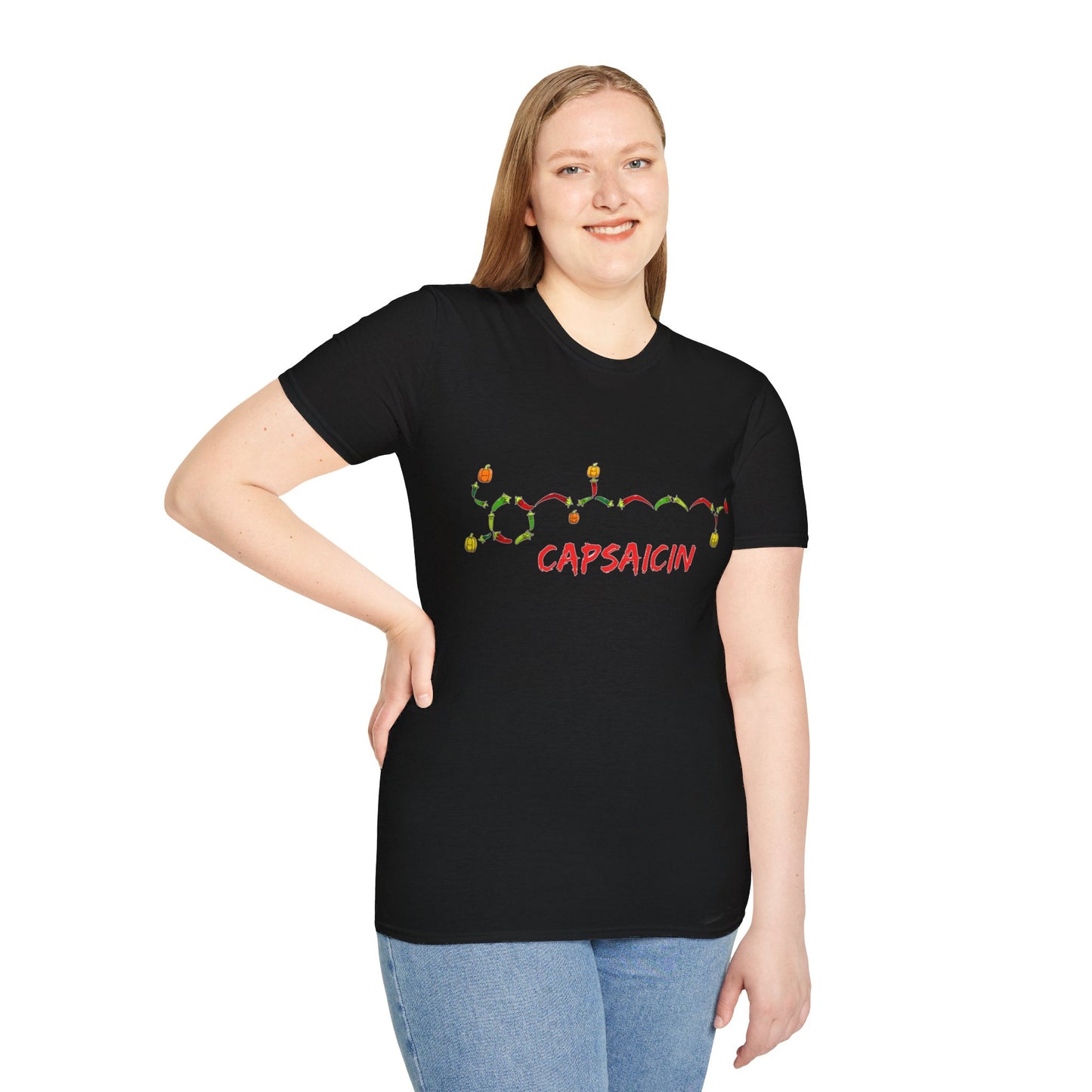 Capsaicin Chillies- Unisex Softstyle T-Shirt