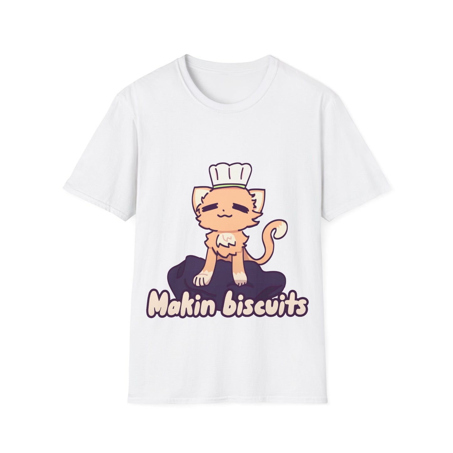Makin' Biscuits- Orange. Unisex Softstyle T-Shirt