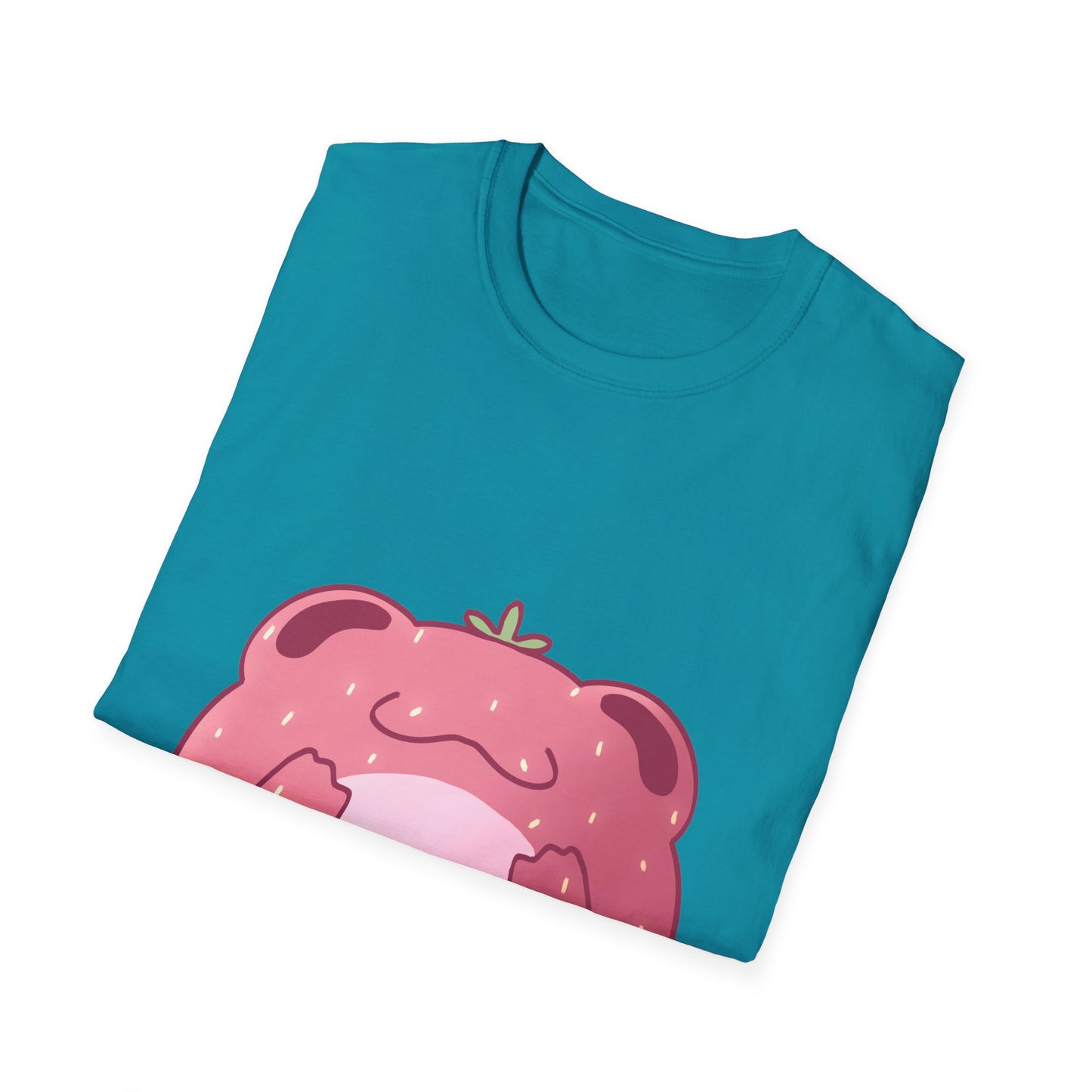 Strawberry Frog-Unisex Softstyle T-Shirt