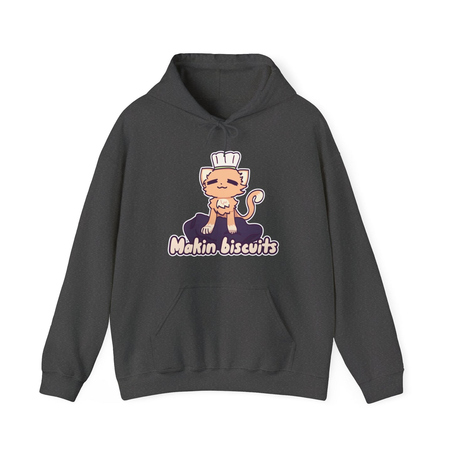 Makin' Biscuits- Orange- Unisex Heavy Blend™ Hooded Sweatshirt