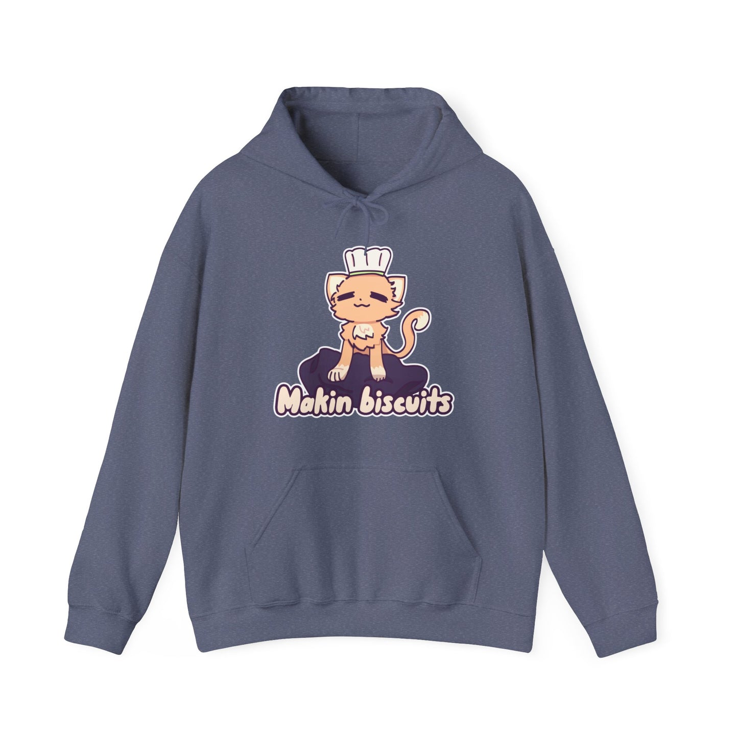 Makin' Biscuits- Orange- Unisex Heavy Blend™ Hooded Sweatshirt