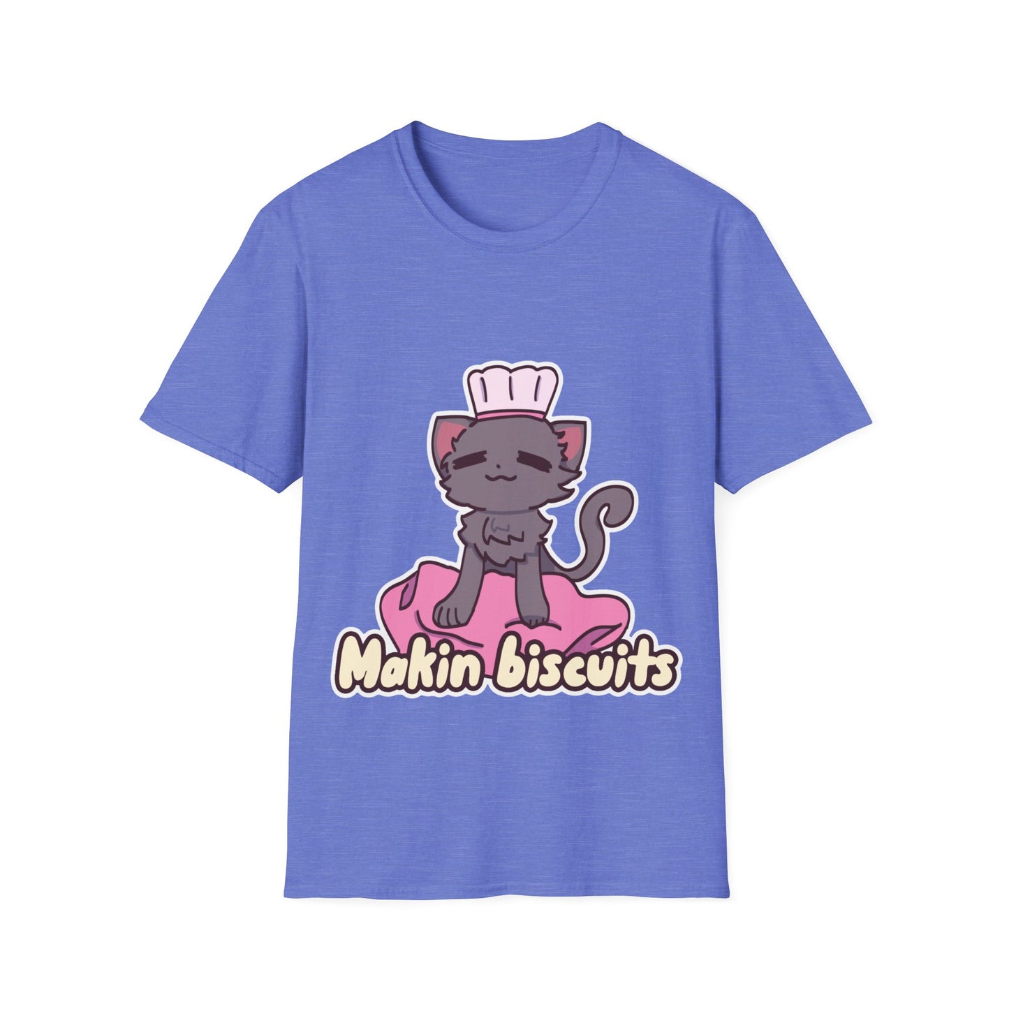 Makin' Biscuits- Grey. Unisex Softstyle T-Shirt