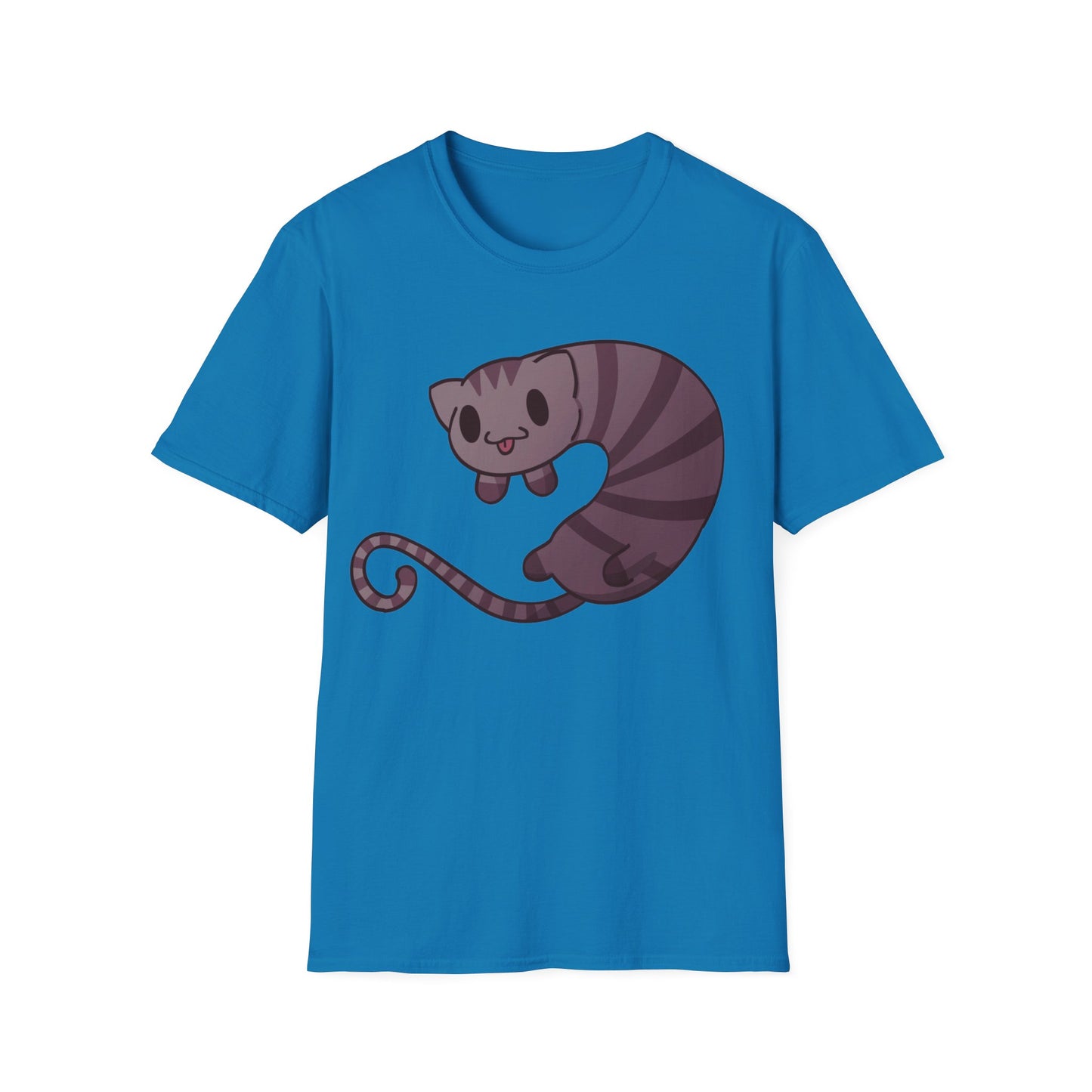 Long cat- Unisex Softstyle T-Shirt