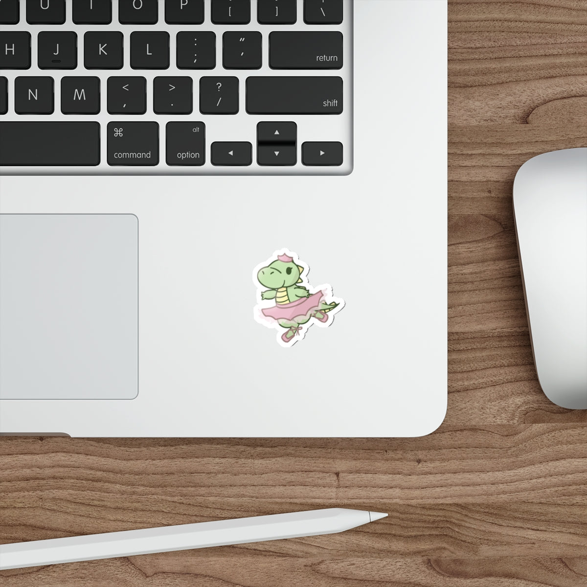 Dino Princess Die-Cut Sticker