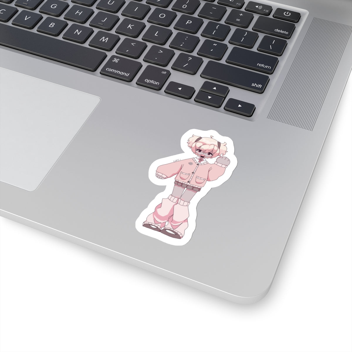 Peach girl Kiss-Cut Sticker