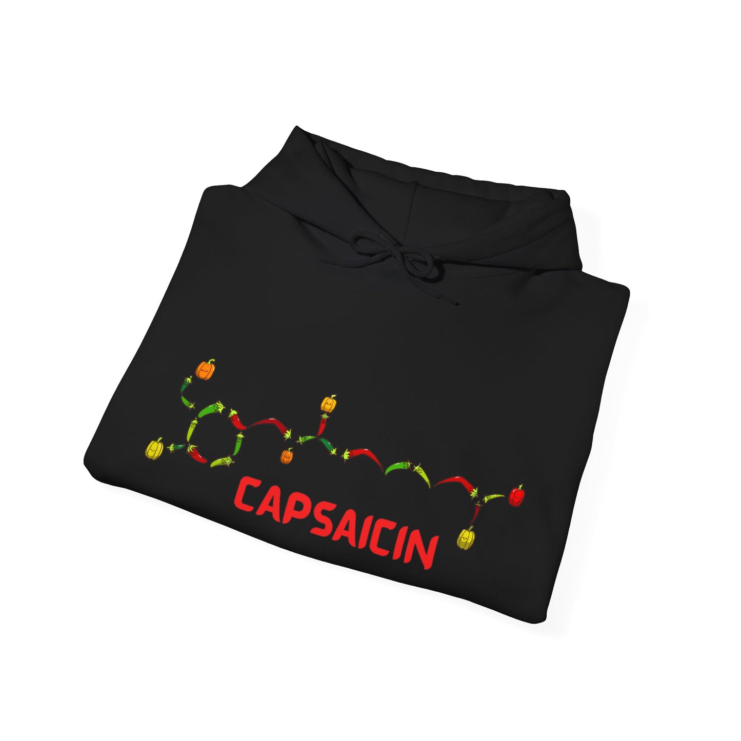 Capsaicin Chillies. Unisex Heavy Blend™ Hooded Sweatshirt