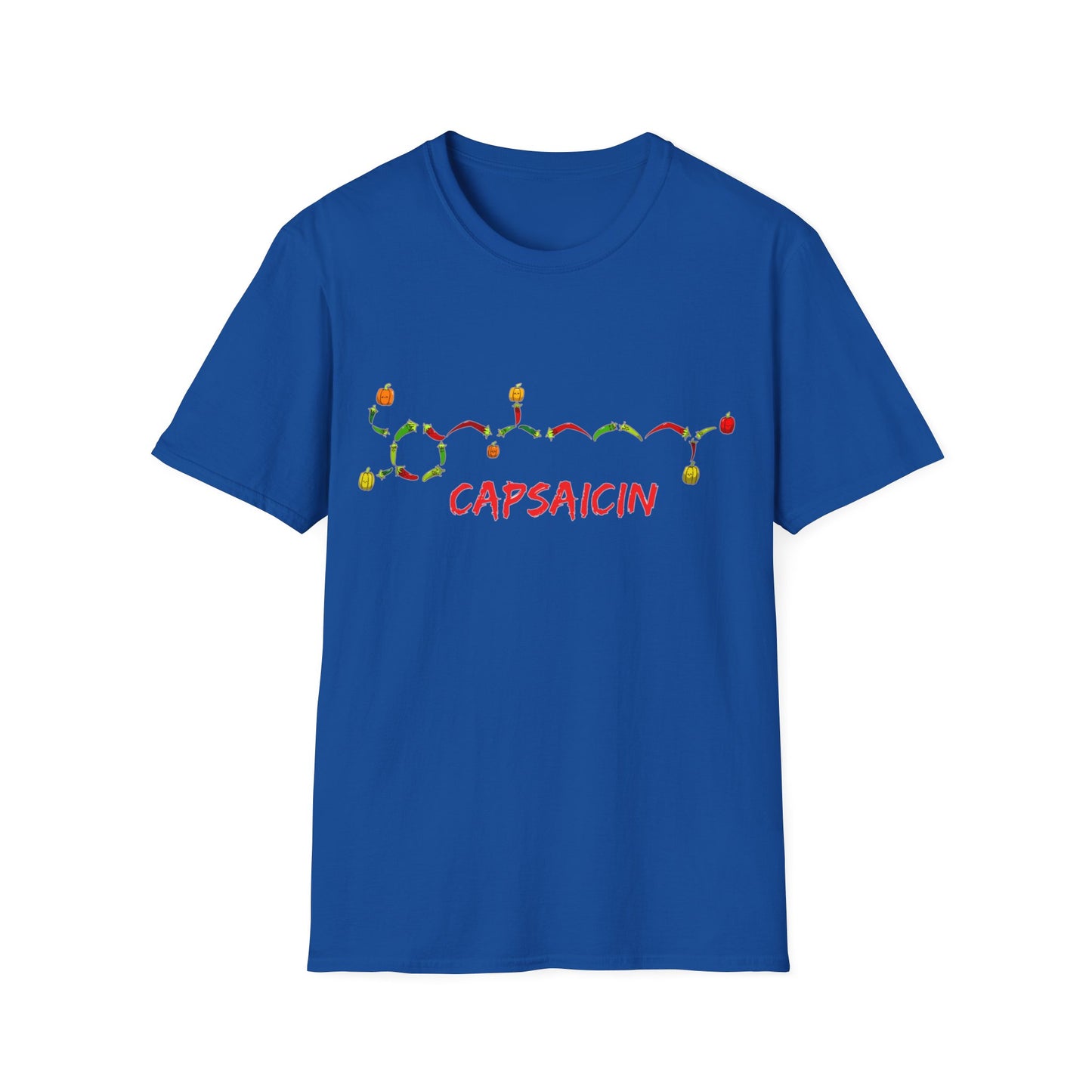 Capsaicin Chillies- Unisex Softstyle T-Shirt