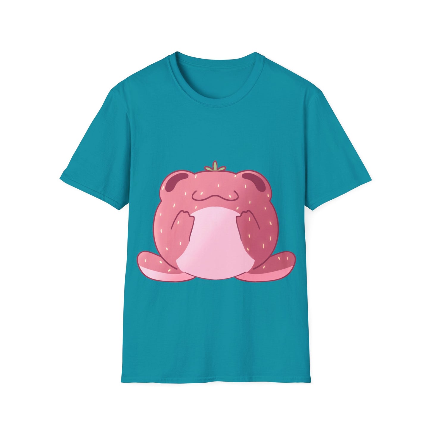 Strawberry Frog-Unisex Softstyle T-Shirt
