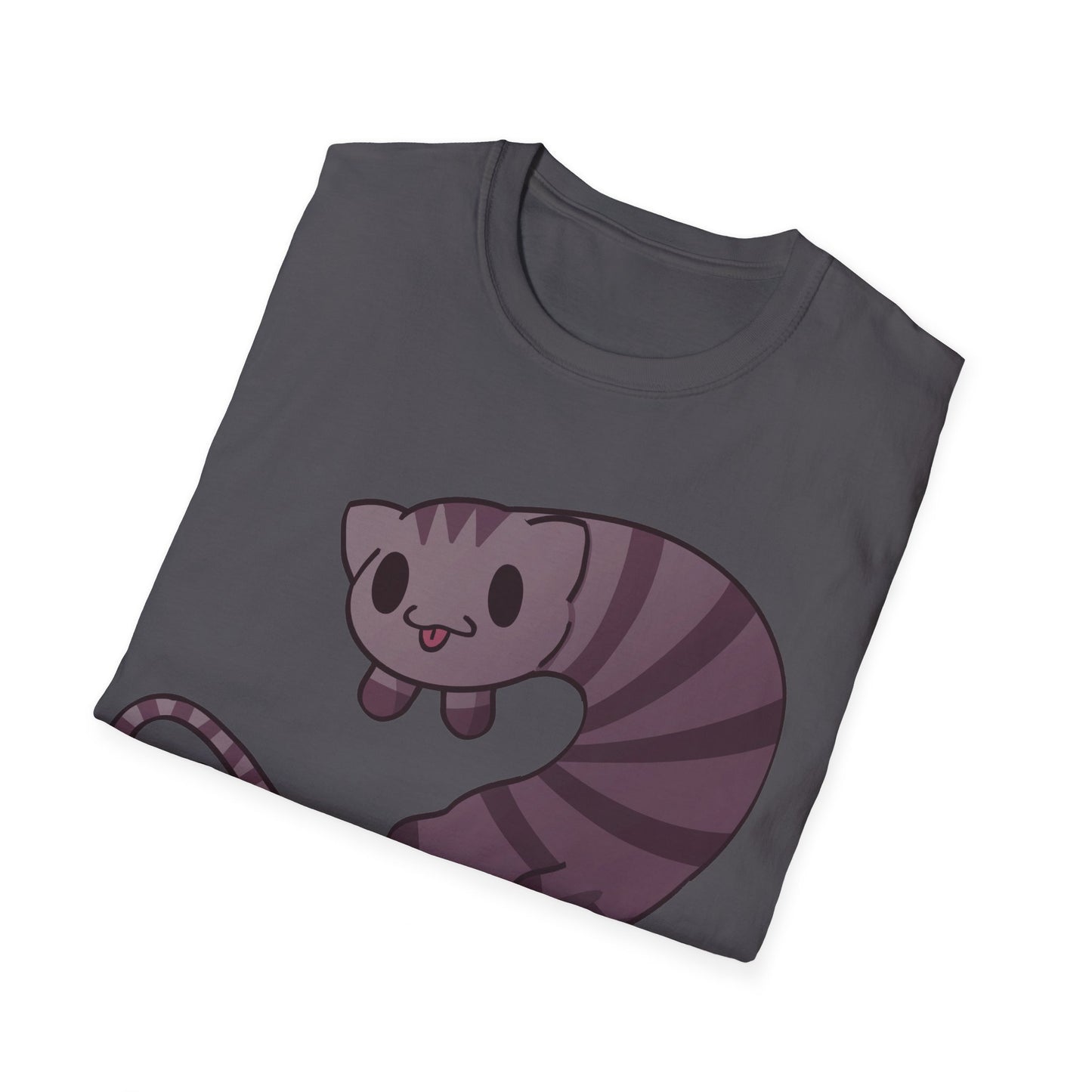 Long cat- Unisex Softstyle T-Shirt