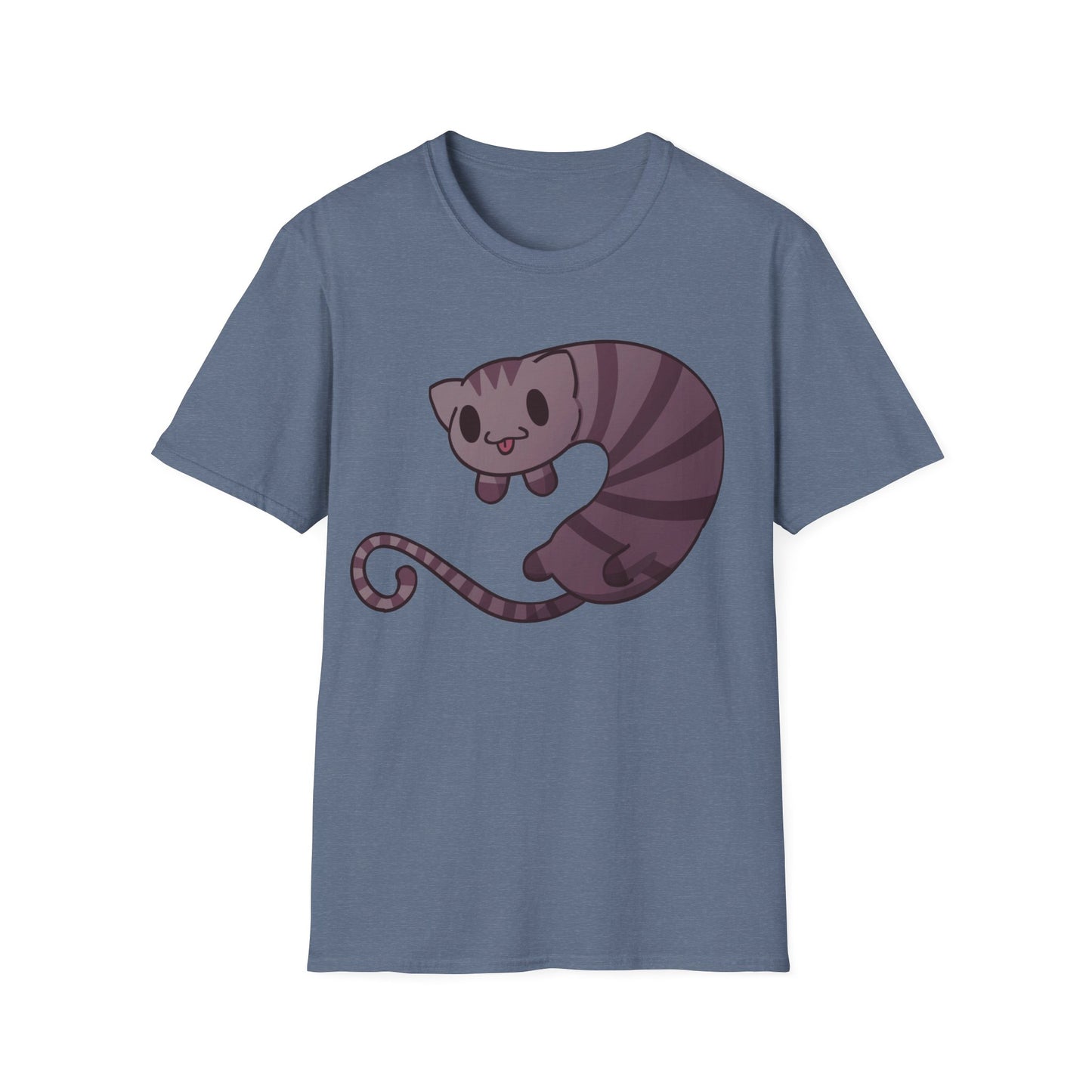 Long cat- Unisex Softstyle T-Shirt