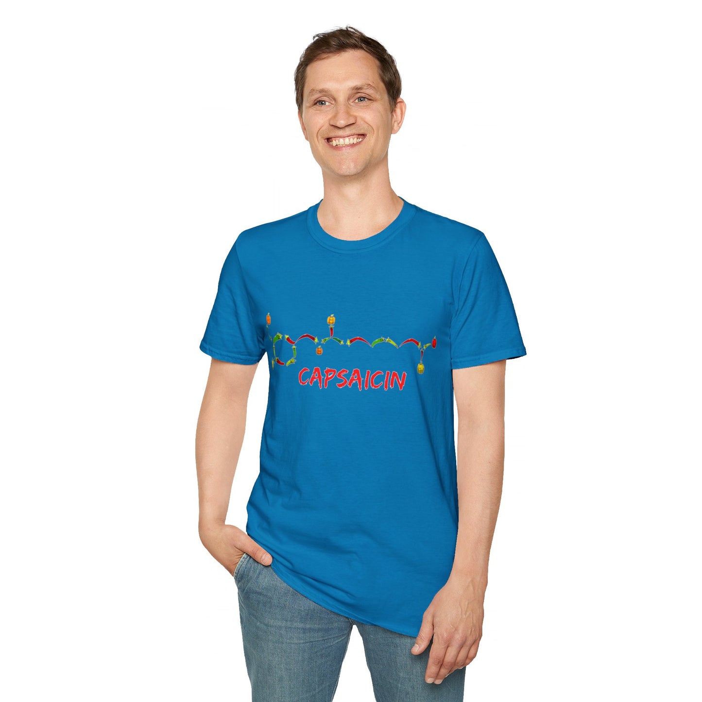 Capsaicin Chillies- Unisex Softstyle T-Shirt