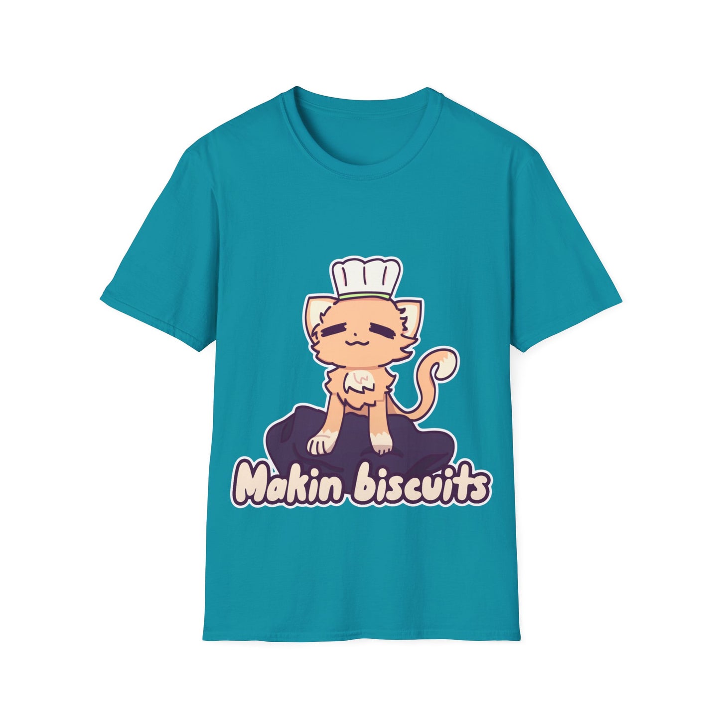 Makin' Biscuits- Orange. Unisex Softstyle T-Shirt