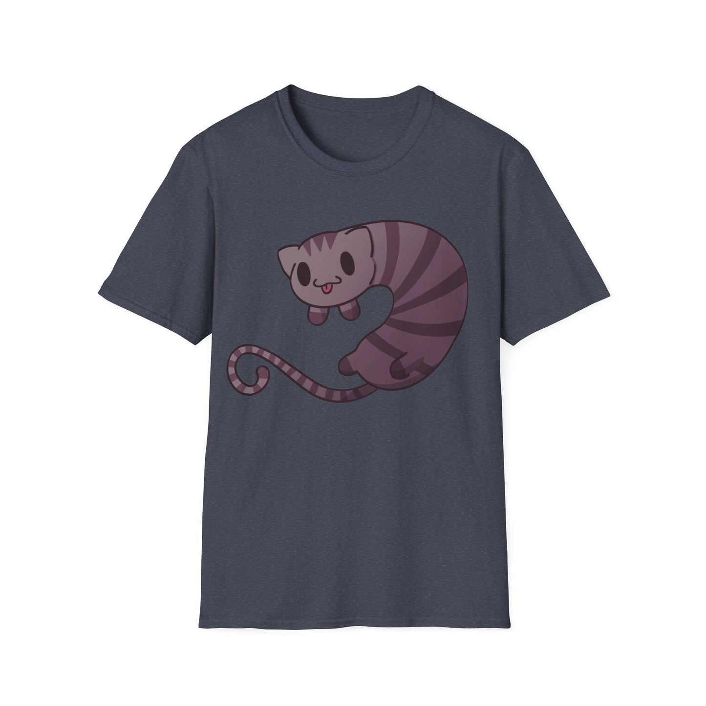 Long cat- Unisex Softstyle T-Shirt