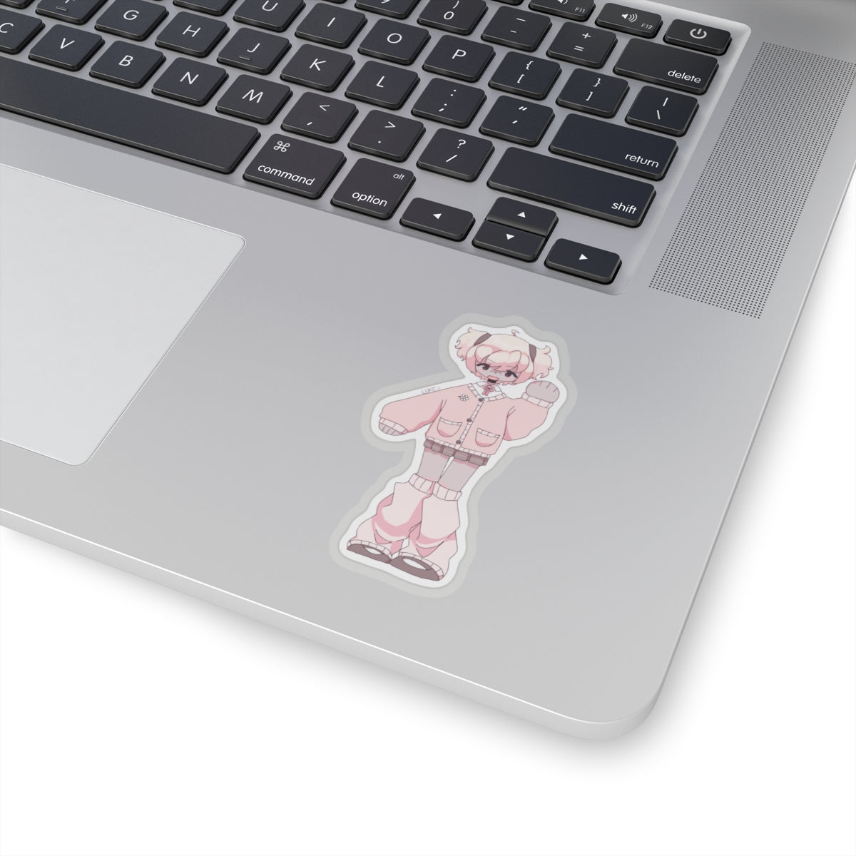 Peach girl Kiss-Cut Sticker