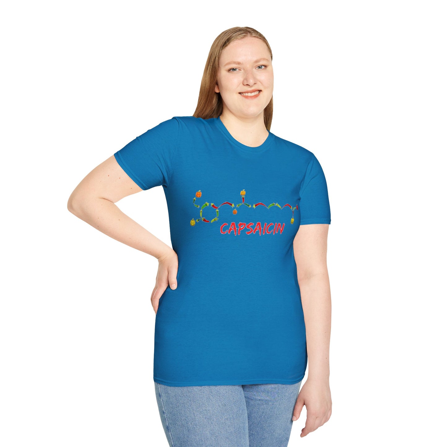 Capsaicin Chillies- Unisex Softstyle T-Shirt