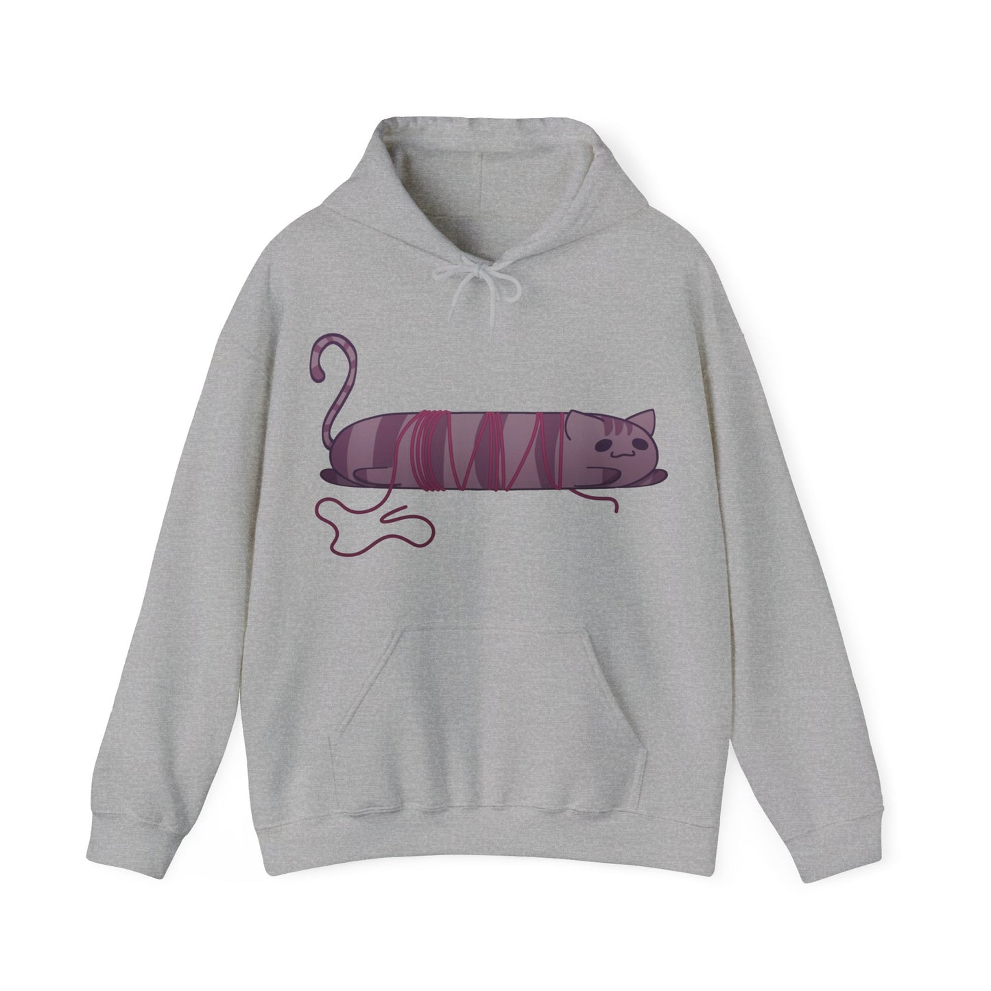 Longcat with string. Unisex Heavy Blend™ Hooded Sweatshirt