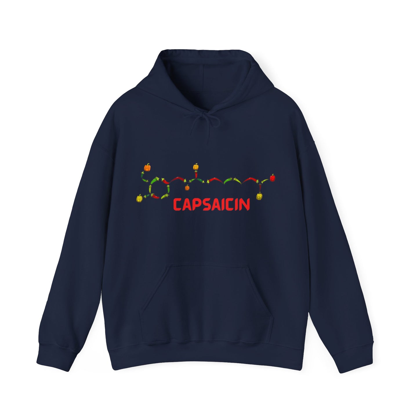 Capsaicin Chillies. Unisex Heavy Blend™ Hooded Sweatshirt