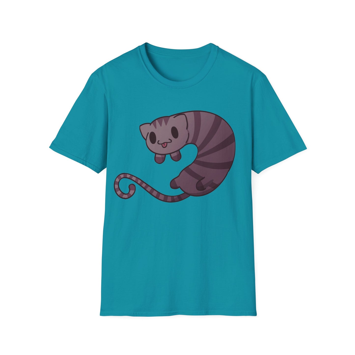 Long cat- Unisex Softstyle T-Shirt