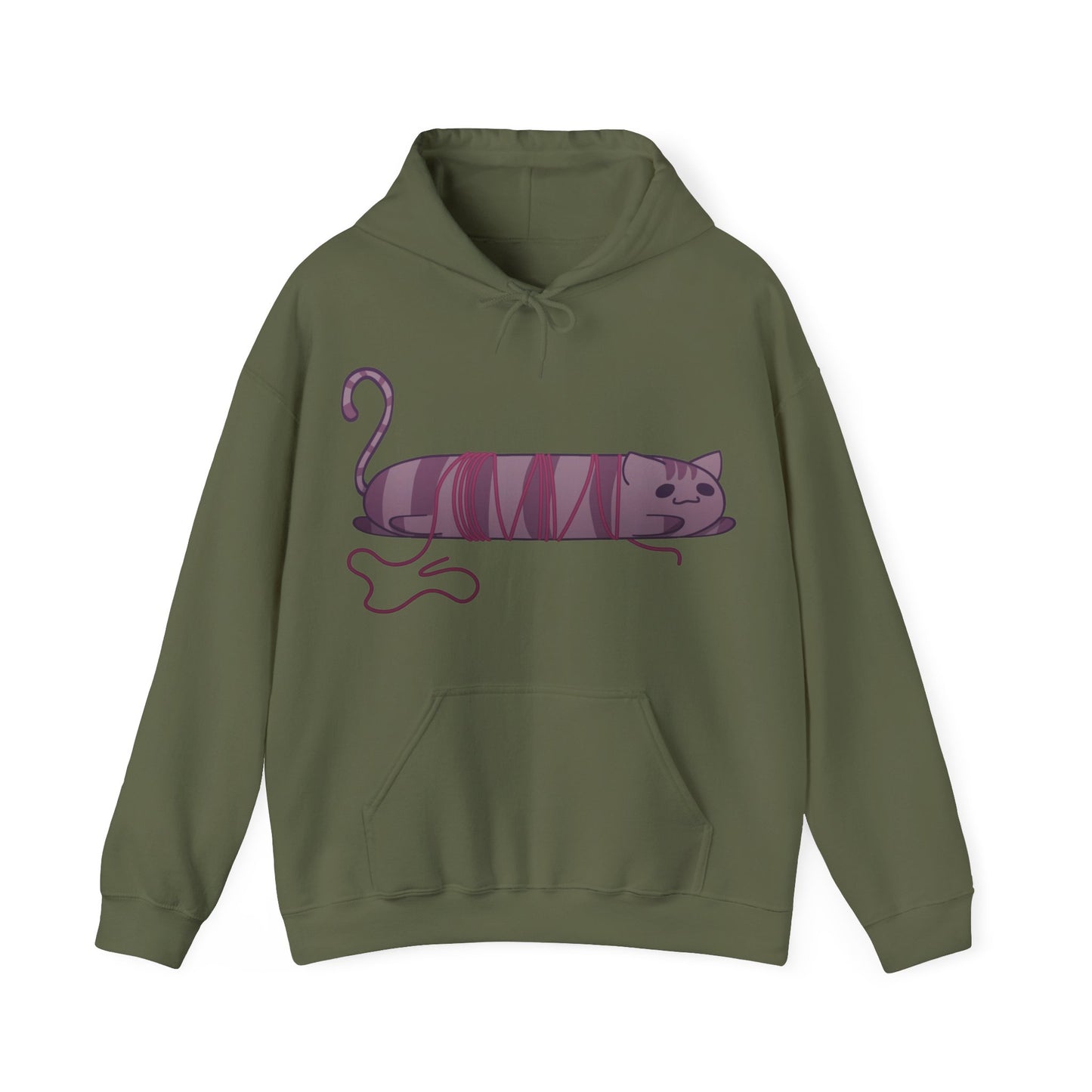 Longcat with string. Unisex Heavy Blend™ Hooded Sweatshirt