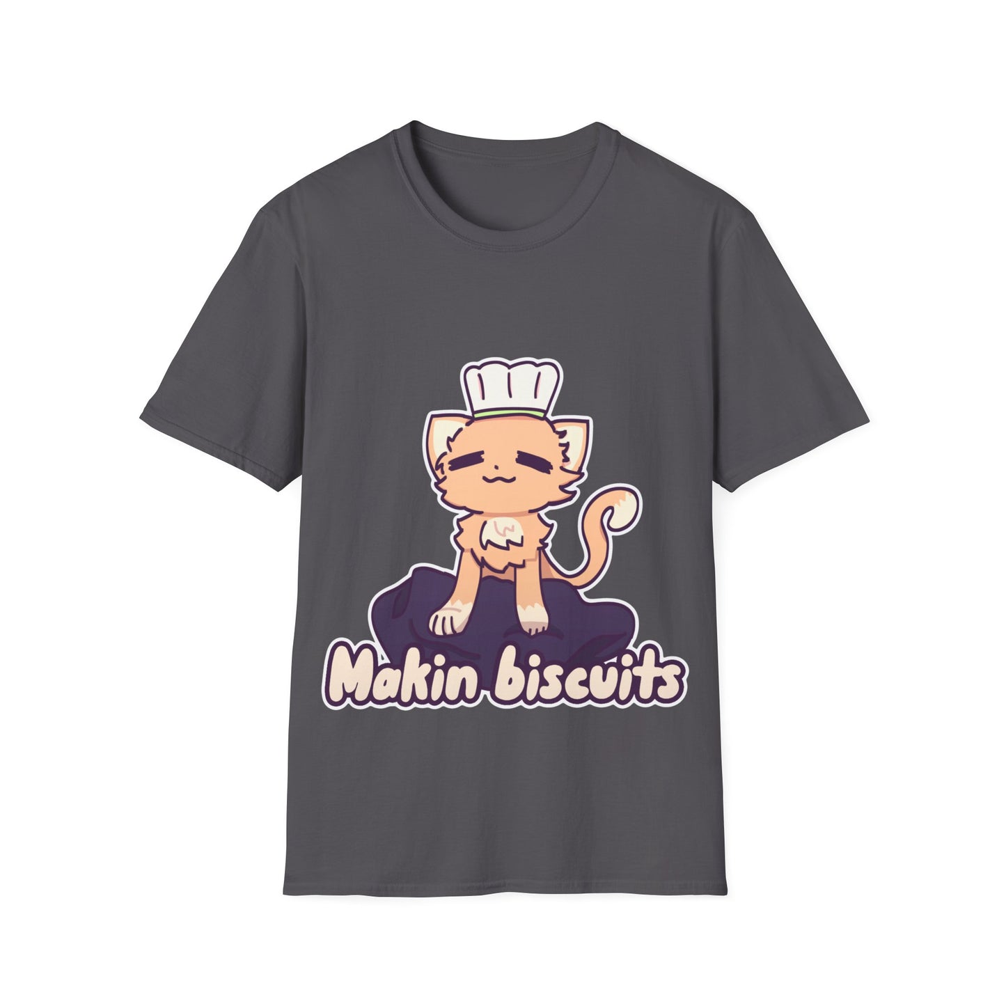 Makin' Biscuits- Orange. Unisex Softstyle T-Shirt