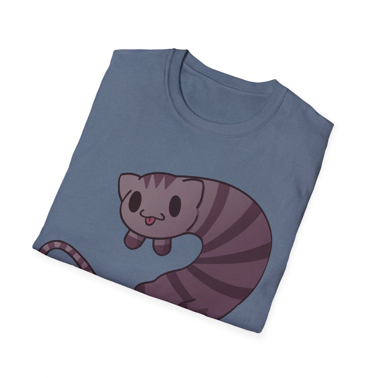 Long cat- Unisex Softstyle T-Shirt