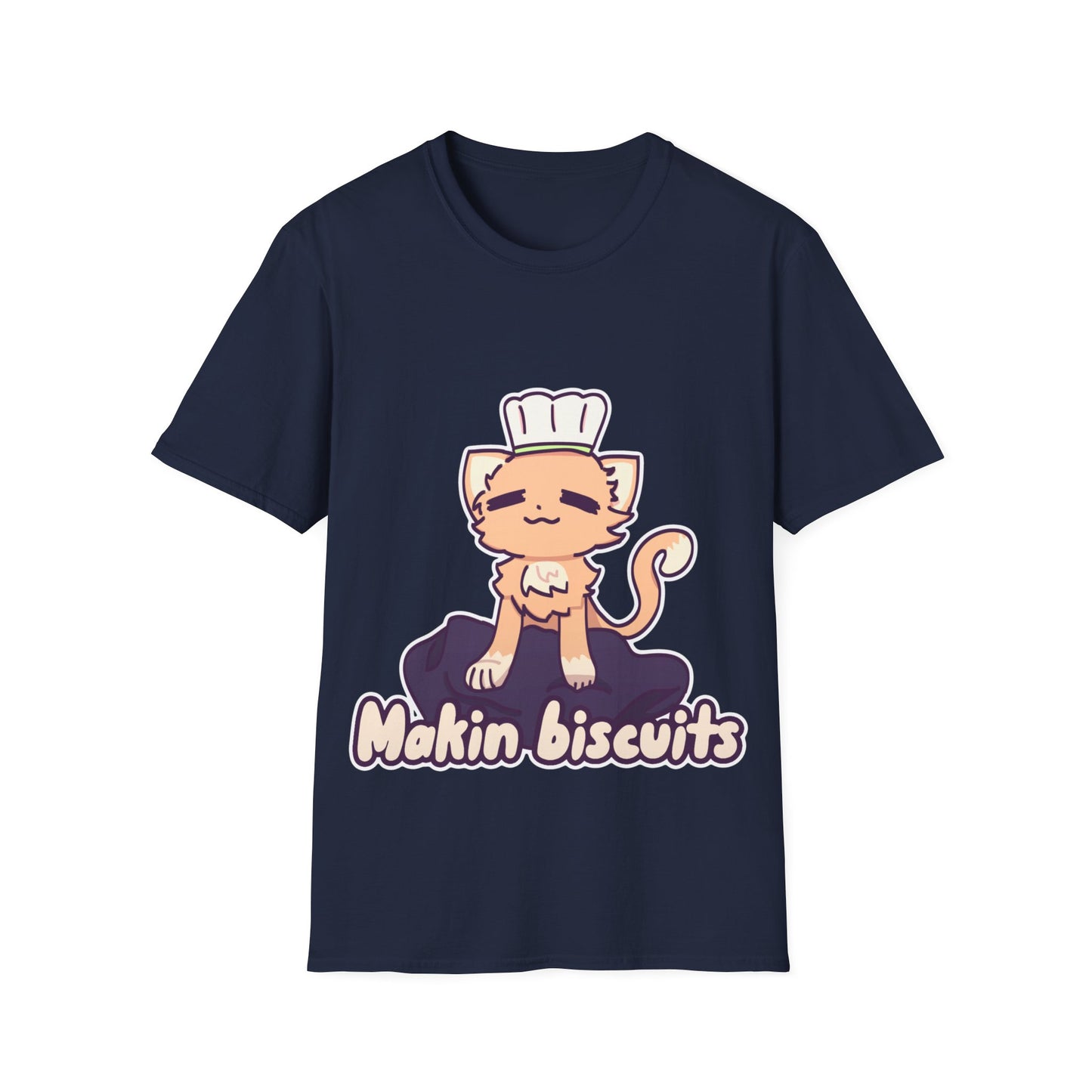Makin' Biscuits- Orange. Unisex Softstyle T-Shirt