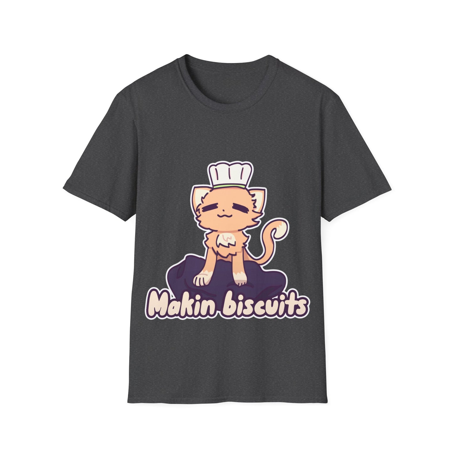 Makin' Biscuits- Orange. Unisex Softstyle T-Shirt