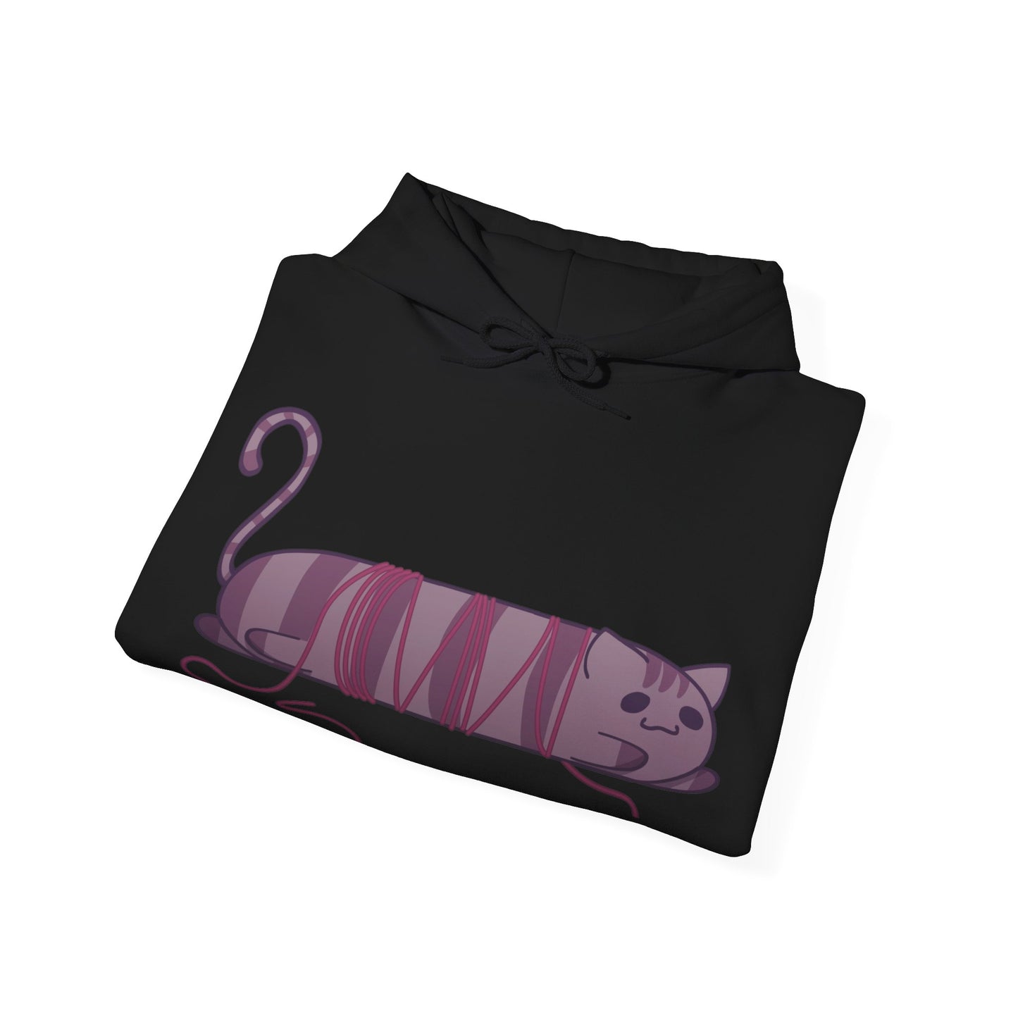 Longcat with string. Unisex Heavy Blend™ Hooded Sweatshirt