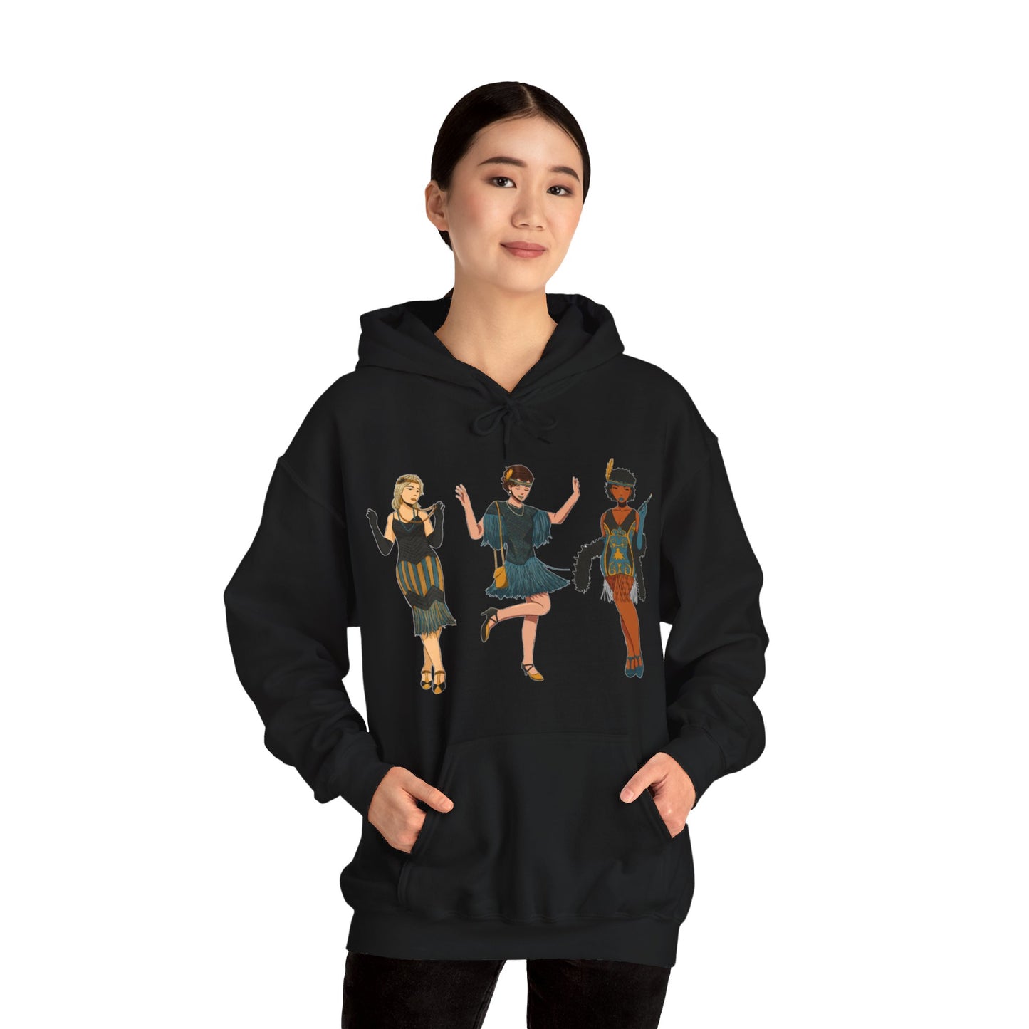 Flappers- Unisex Heavy Blend™ Hooded Sweatshirt