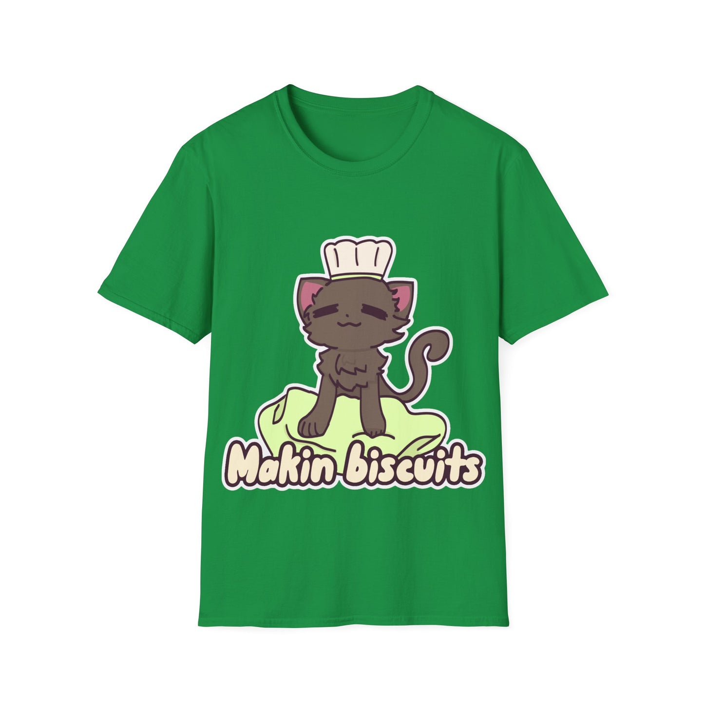 Makin' Bisbuits-Grey. Unisex Softstyle T-Shirt