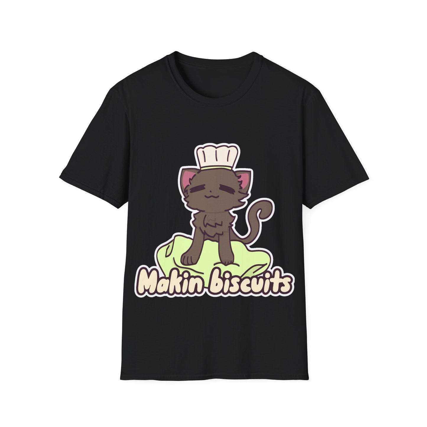 Makin' Bisbuits-Grey. Unisex Softstyle T-Shirt