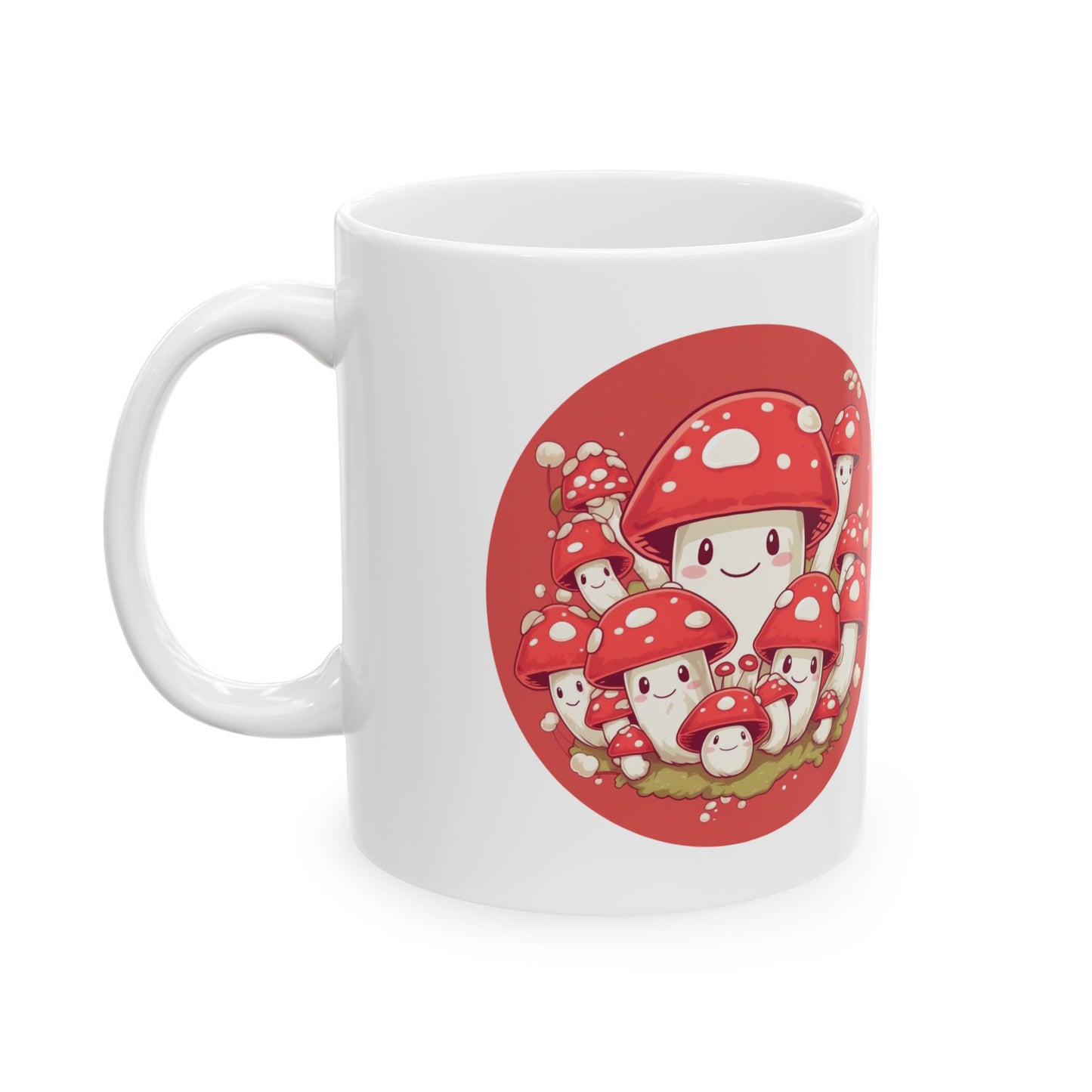 Cute mushrooms Ceramic Mug, (11oz, 15oz)