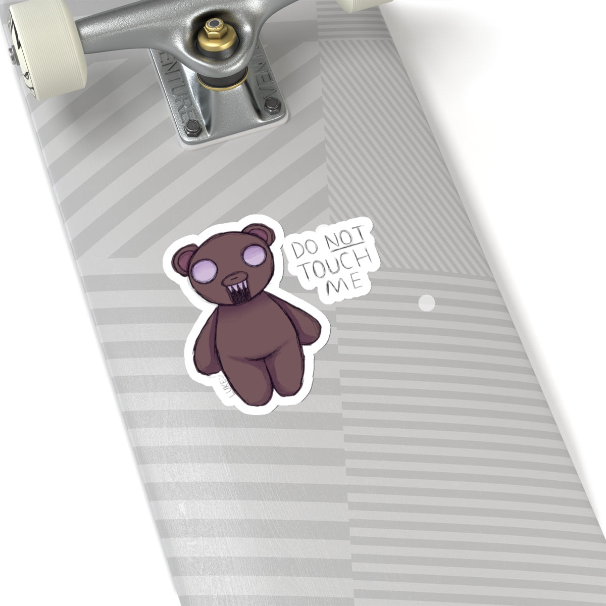 Scary Bear- Kiss Cut Sticker