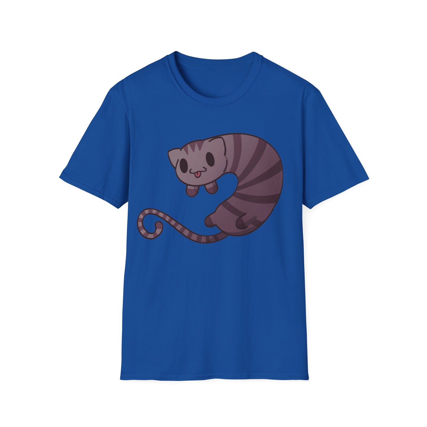 Long cat- Unisex Softstyle T-Shirt