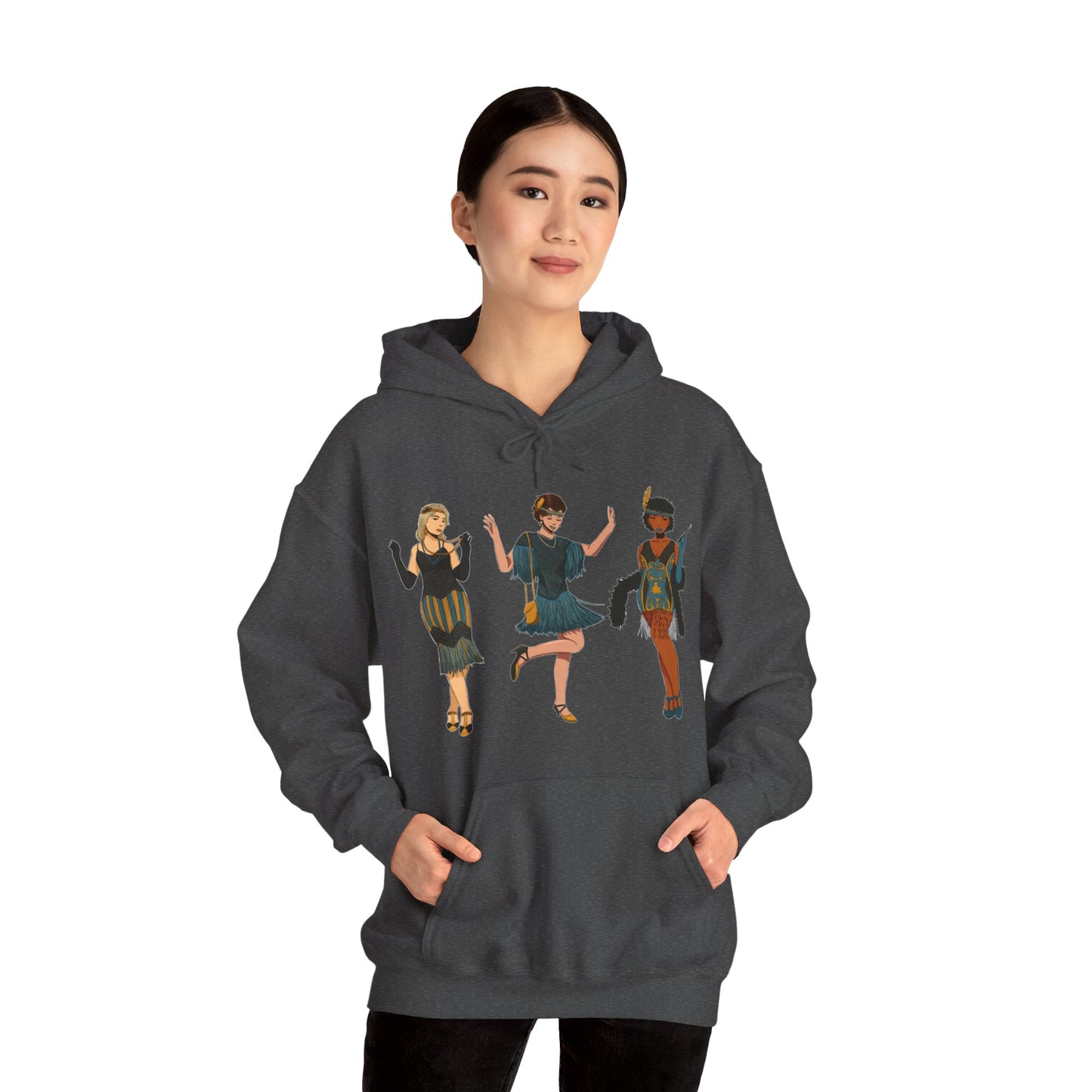 Flappers- Unisex Heavy Blend™ Hooded Sweatshirt