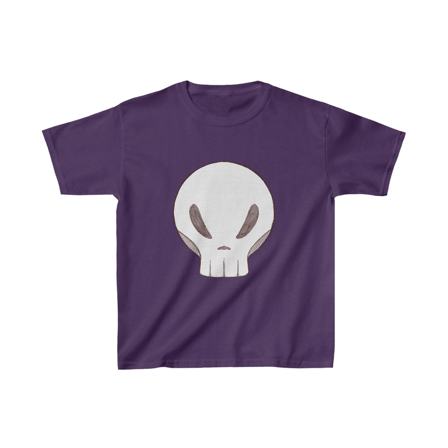 White Skull-Kids Heavy Cotton™ Tee