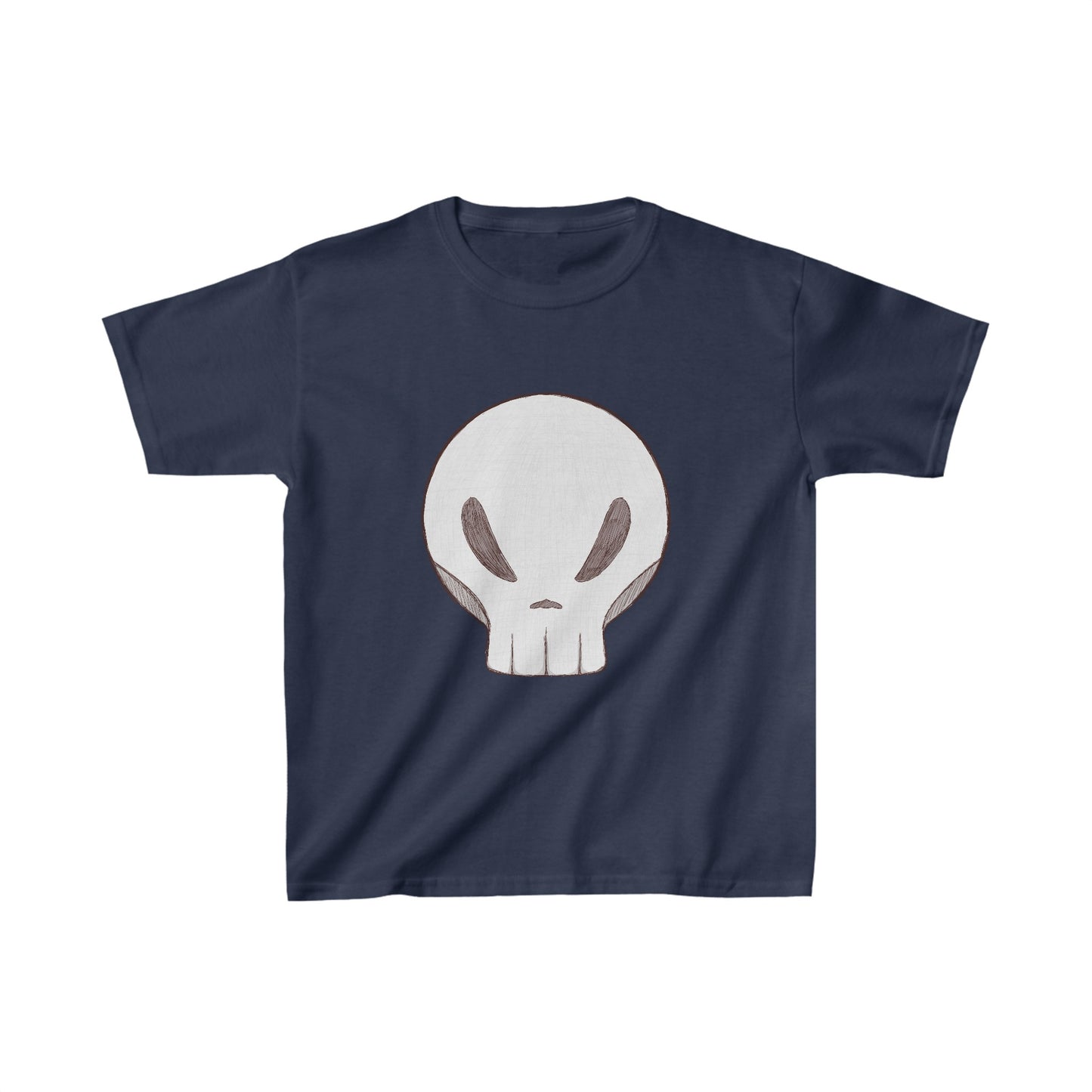 White Skull-Kids Heavy Cotton™ Tee