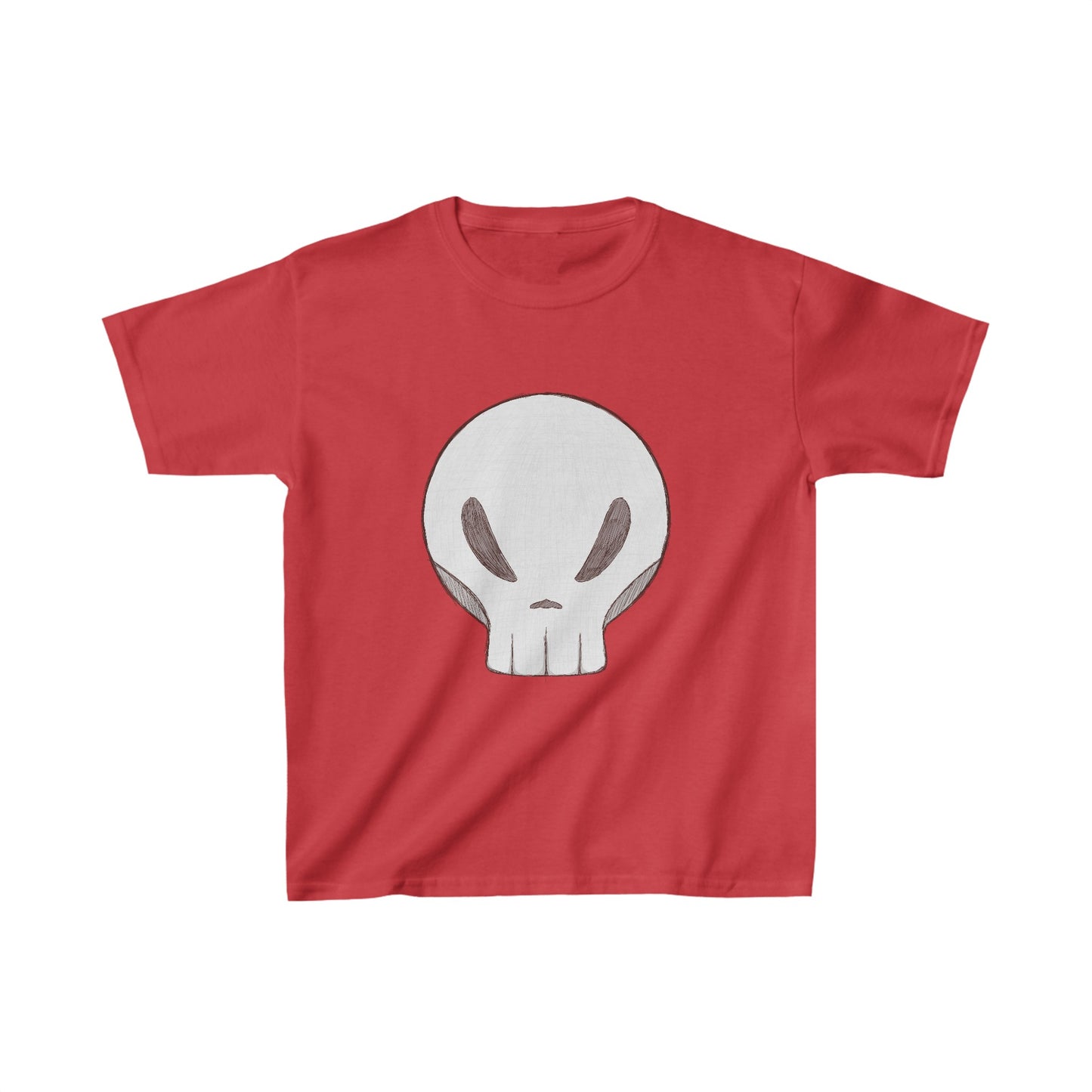 White Skull-Kids Heavy Cotton™ Tee