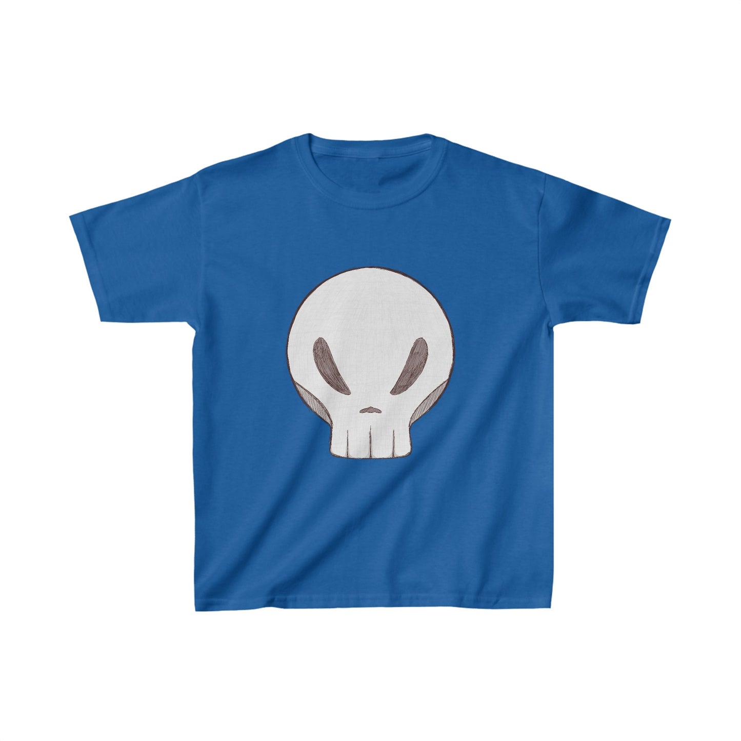 White Skull-Kids Heavy Cotton™ Tee