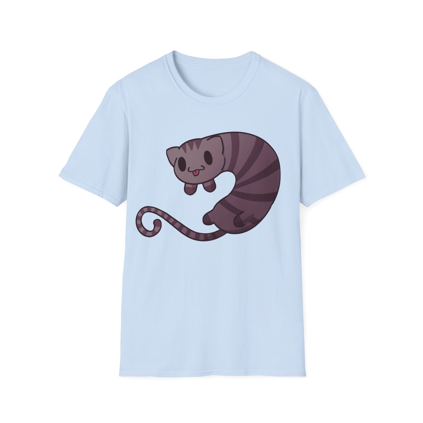 Long cat- Unisex Softstyle T-Shirt