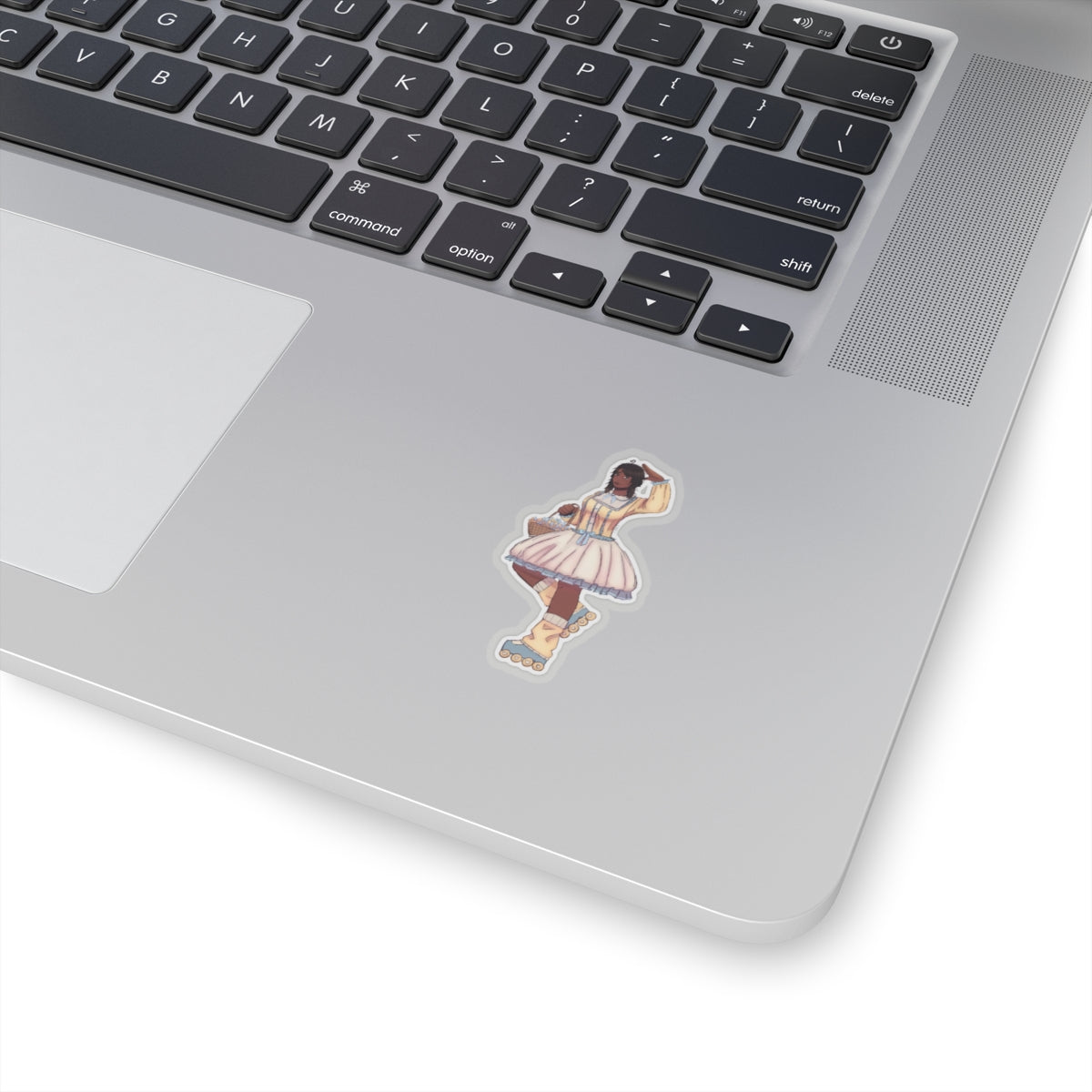 Cottagecore Roller skater Kiss-Cut Stickers
