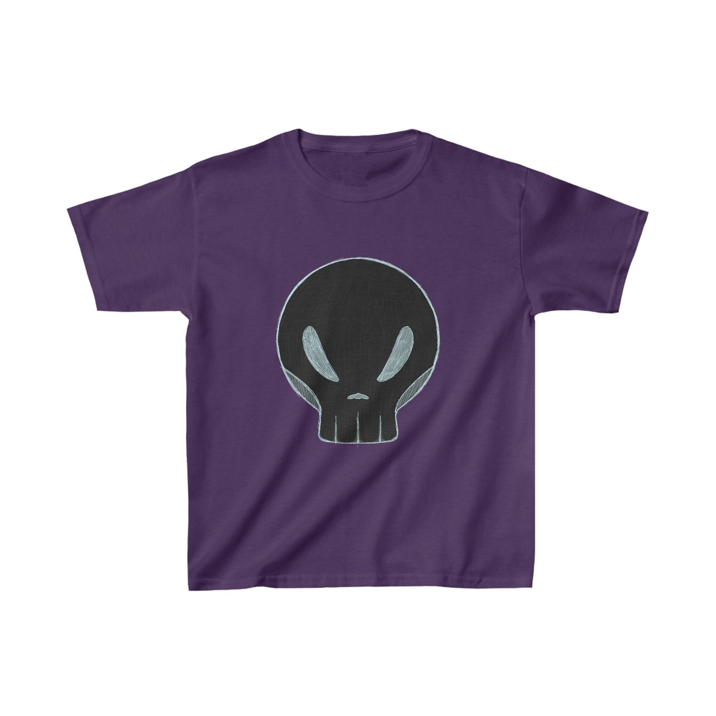 Black Skull-Kids Heavy Cotton™ Tee