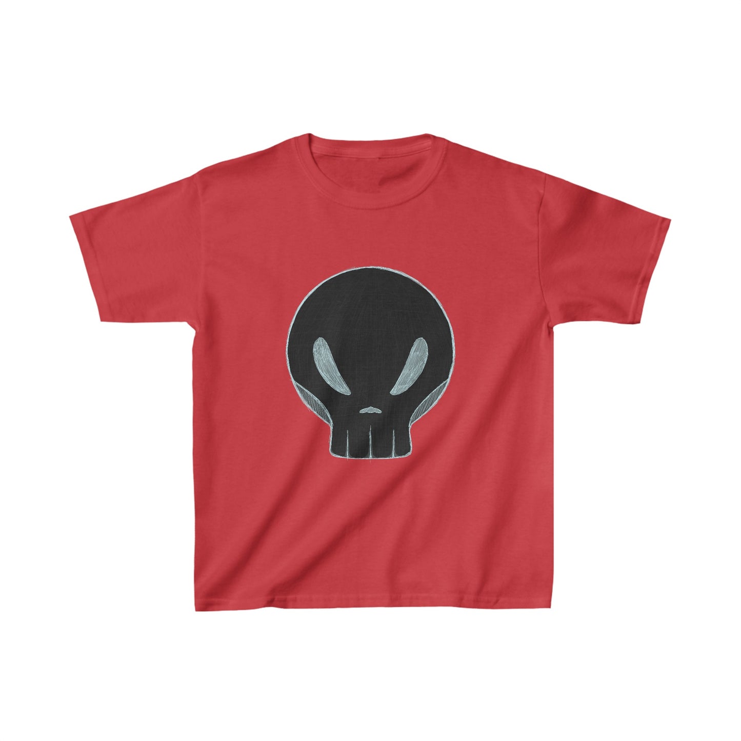 Black Skull-Kids Heavy Cotton™ Tee