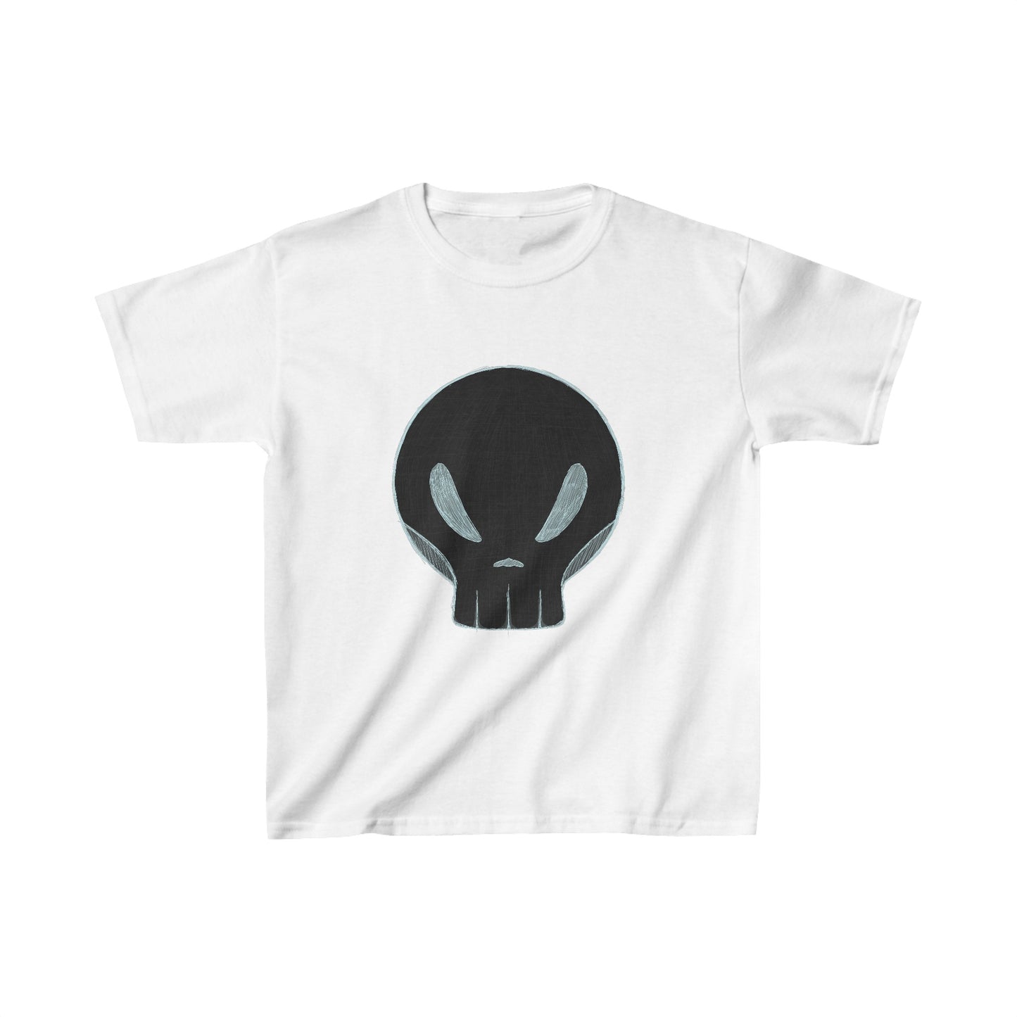 Black Skull-Kids Heavy Cotton™ Tee