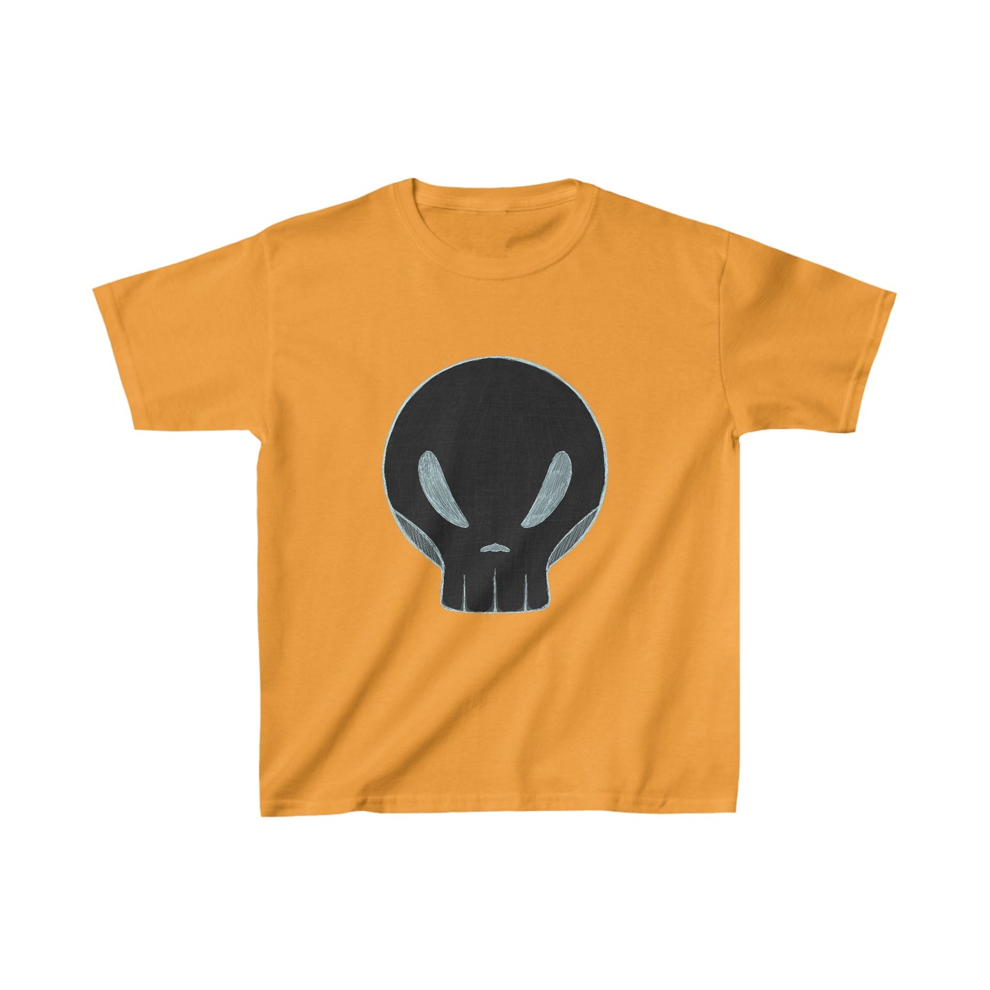Black Skull-Kids Heavy Cotton™ Tee