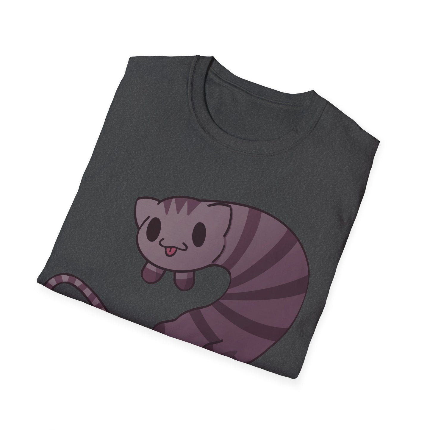 Long cat- Unisex Softstyle T-Shirt