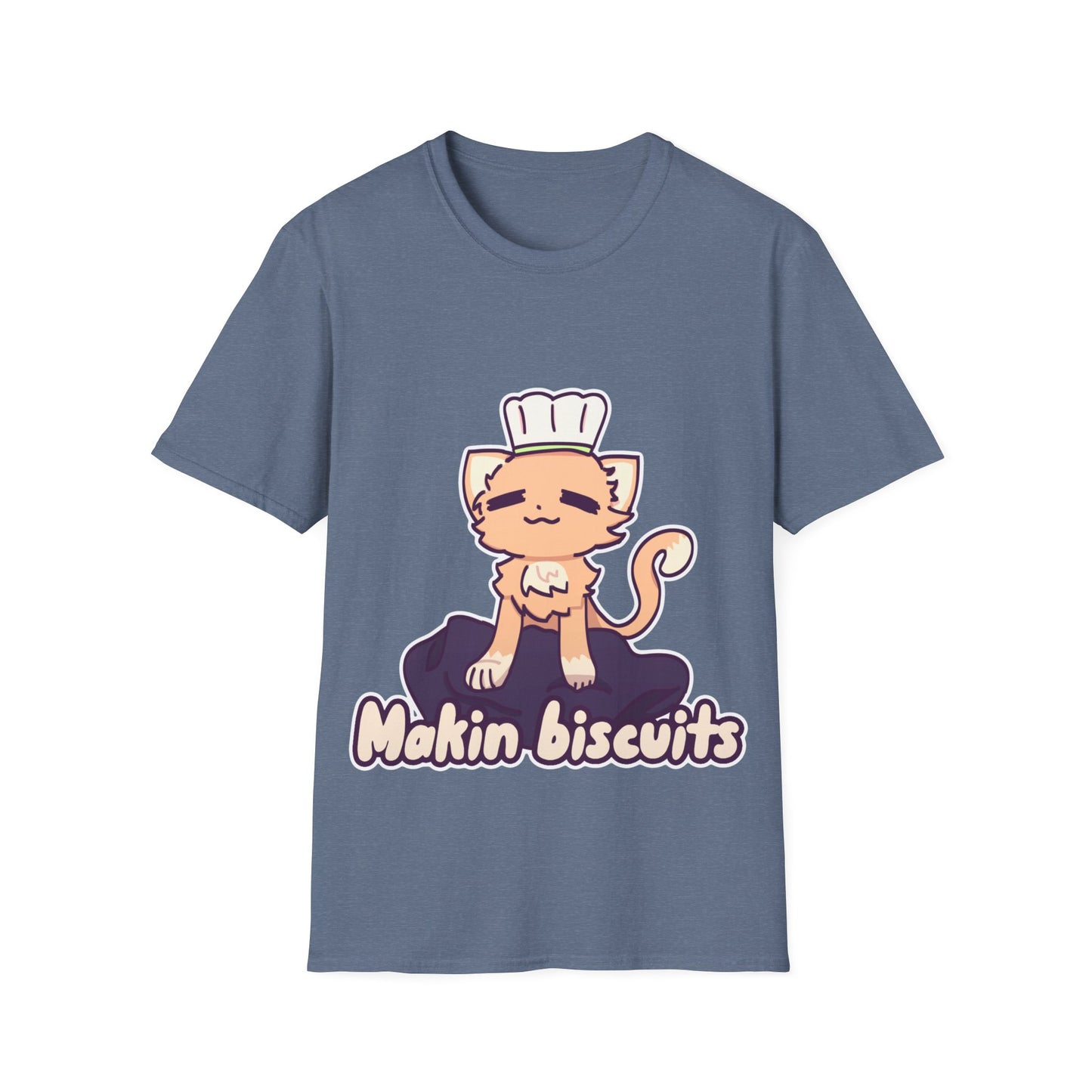 Makin' Biscuits- Orange. Unisex Softstyle T-Shirt