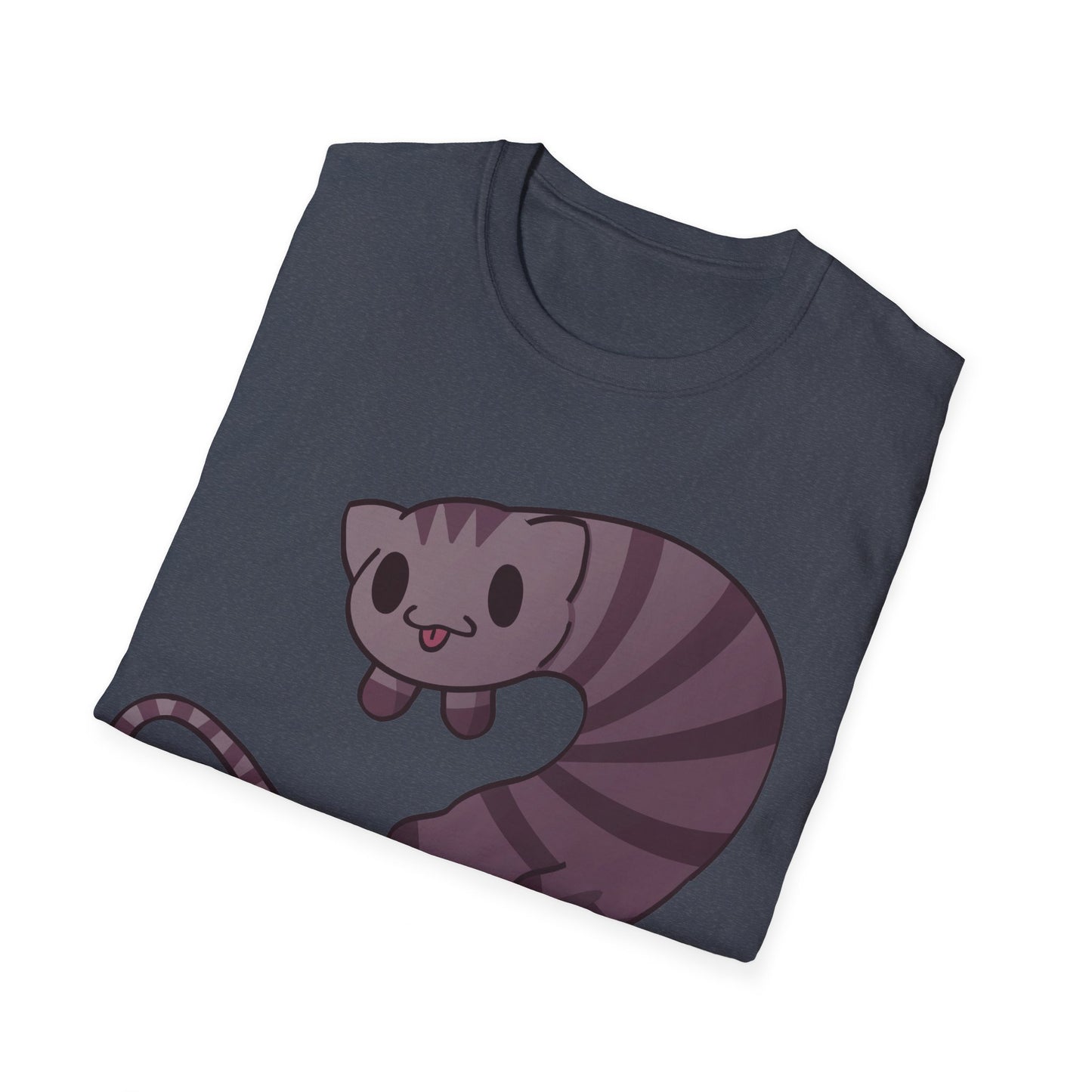 Long cat- Unisex Softstyle T-Shirt