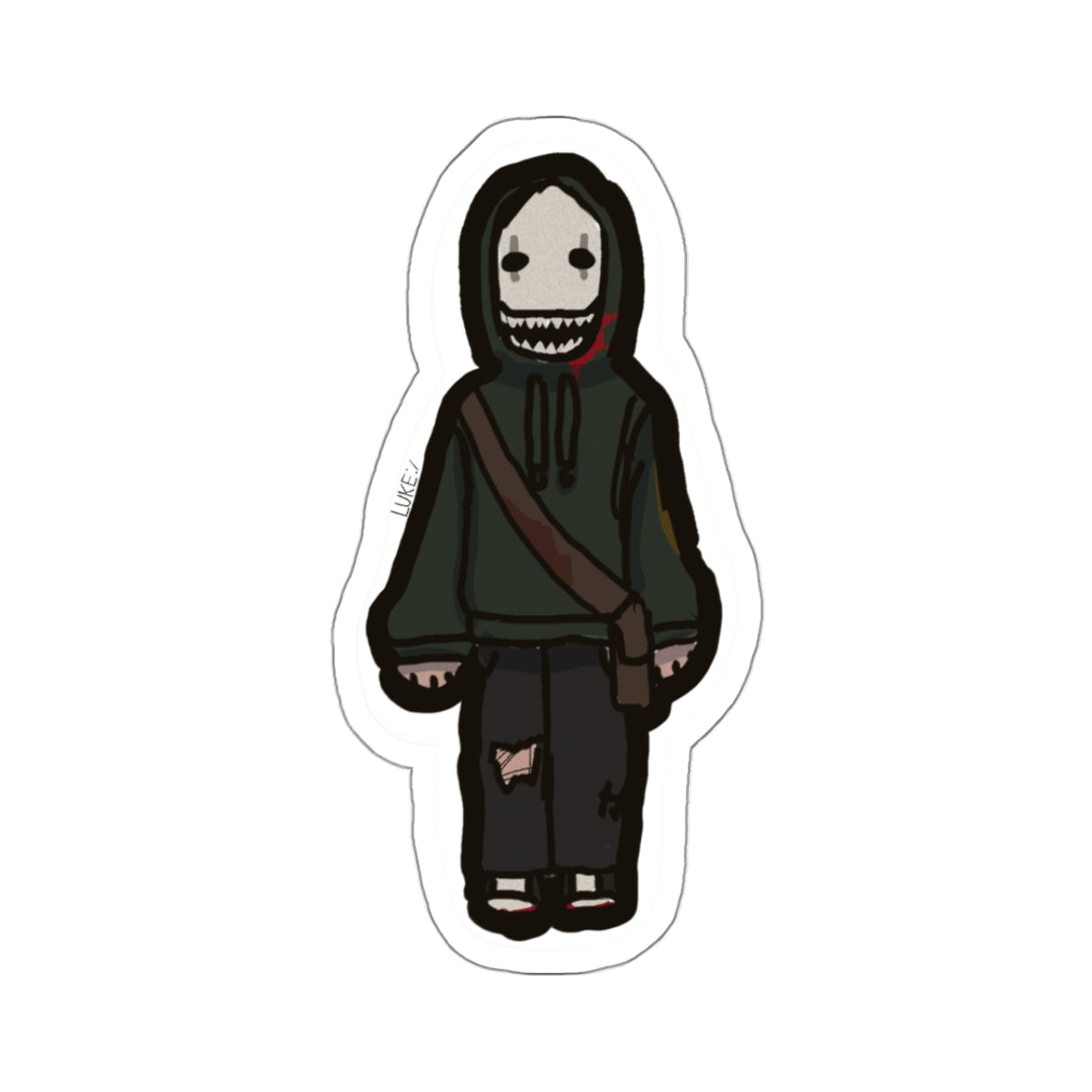 Spooky Kid- Kiss-Cut Sticker